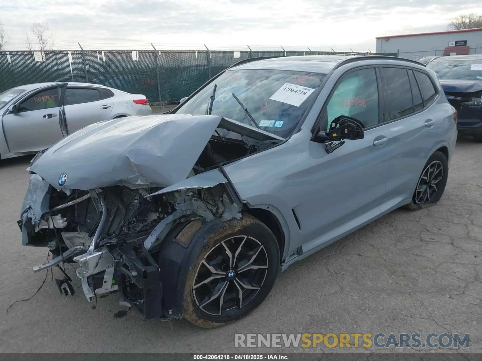 2 Фотография поврежденного автомобиля 5UX53DP06P9P05626 BMW X3 2023