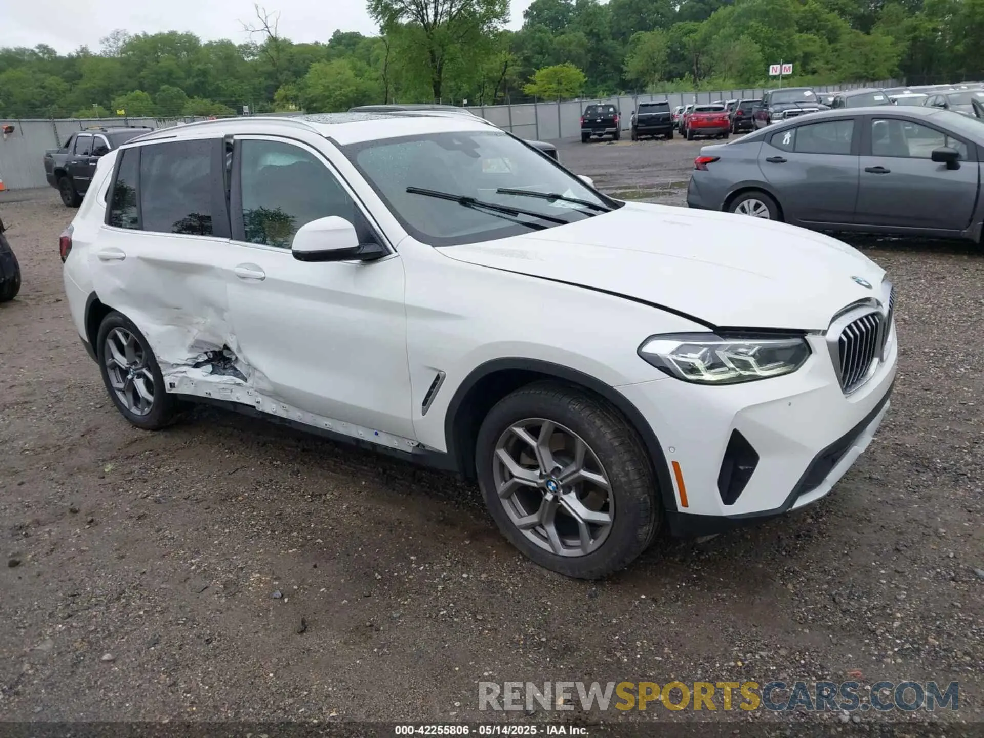 1 Photograph of a damaged car 5UX53DP06P9S88542 BMW X3 2023
