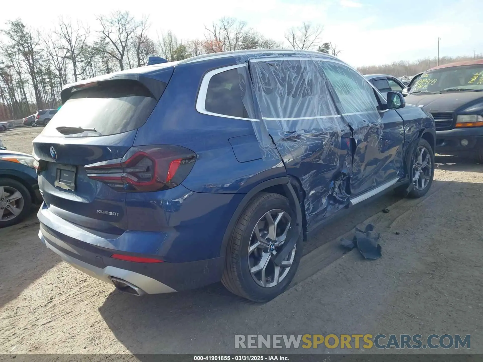 4 Фотография поврежденного автомобиля 5UX53DP08P9T05714 BMW X3 2023