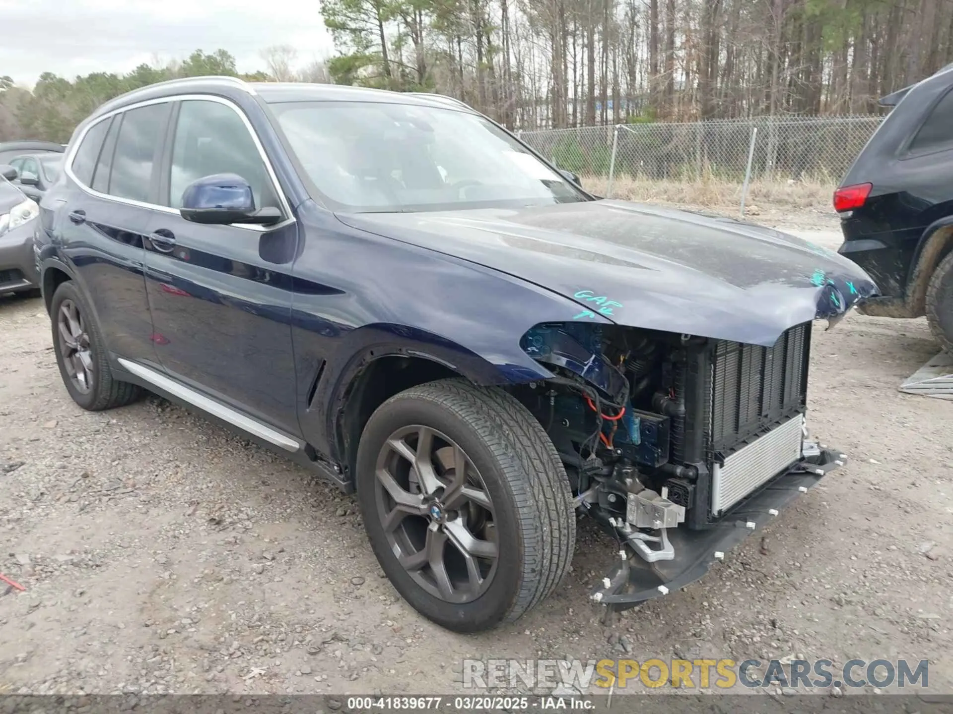 1 Фотография поврежденного автомобиля 5UX53DP0XP9T01583 BMW X3 2023