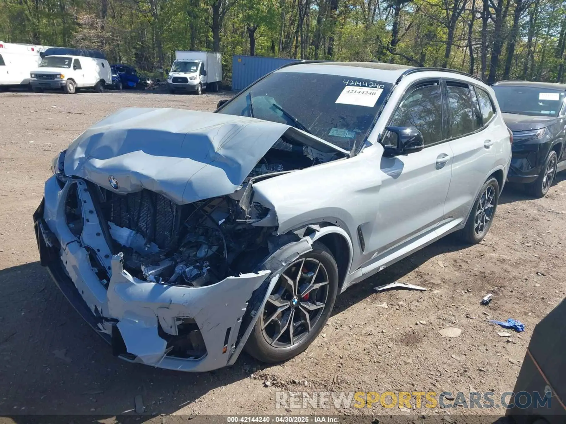 2 Фотография поврежденного автомобиля 5UX83DP07P9T22873 BMW X3 2023