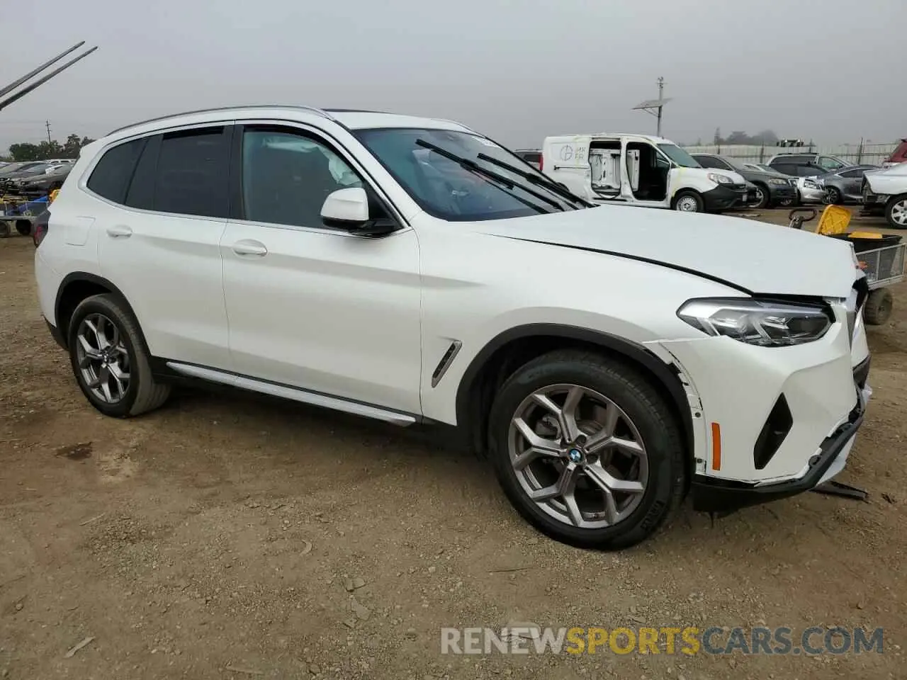 4 Photograph of a damaged car WBX47DP04PN192744 BMW X3 2023