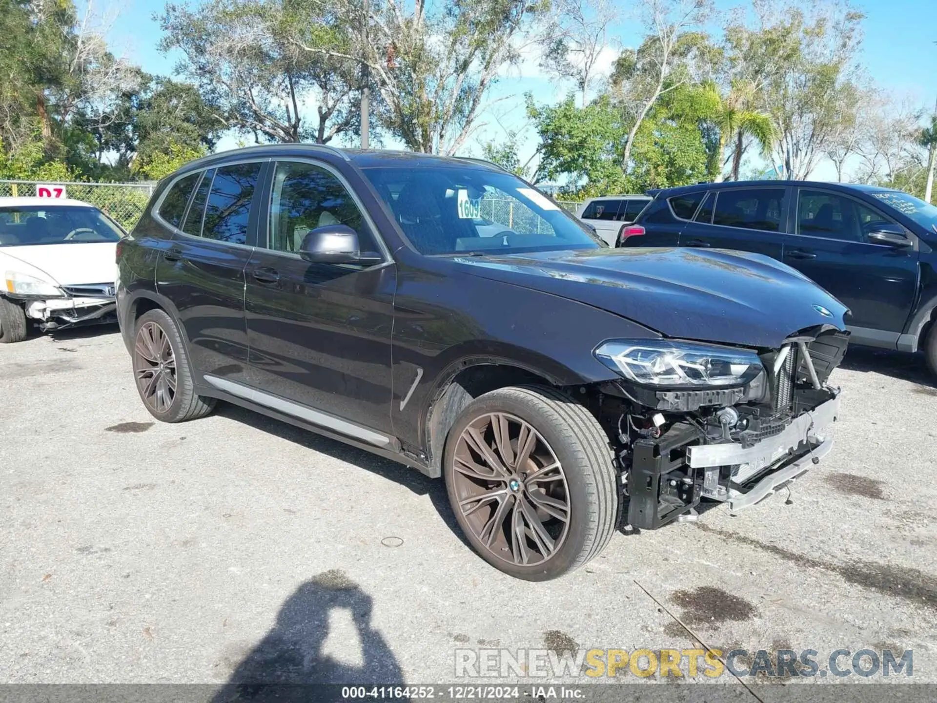 1 Photograph of a damaged car WBX47DP06PN212704 BMW X3 2023