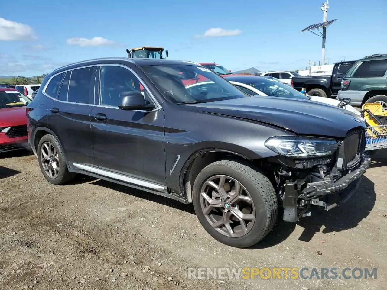 4 Фотография поврежденного автомобиля WBX57DP03PN232283 BMW X3 2023