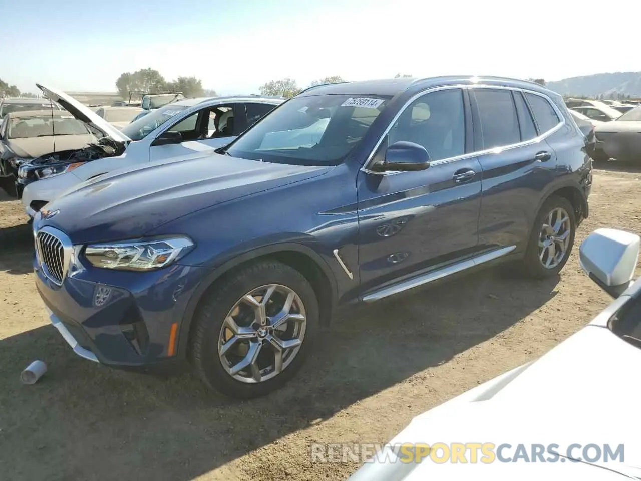 1 Photograph of a damaged car WBX57DP07PN196405 BMW X3 2023