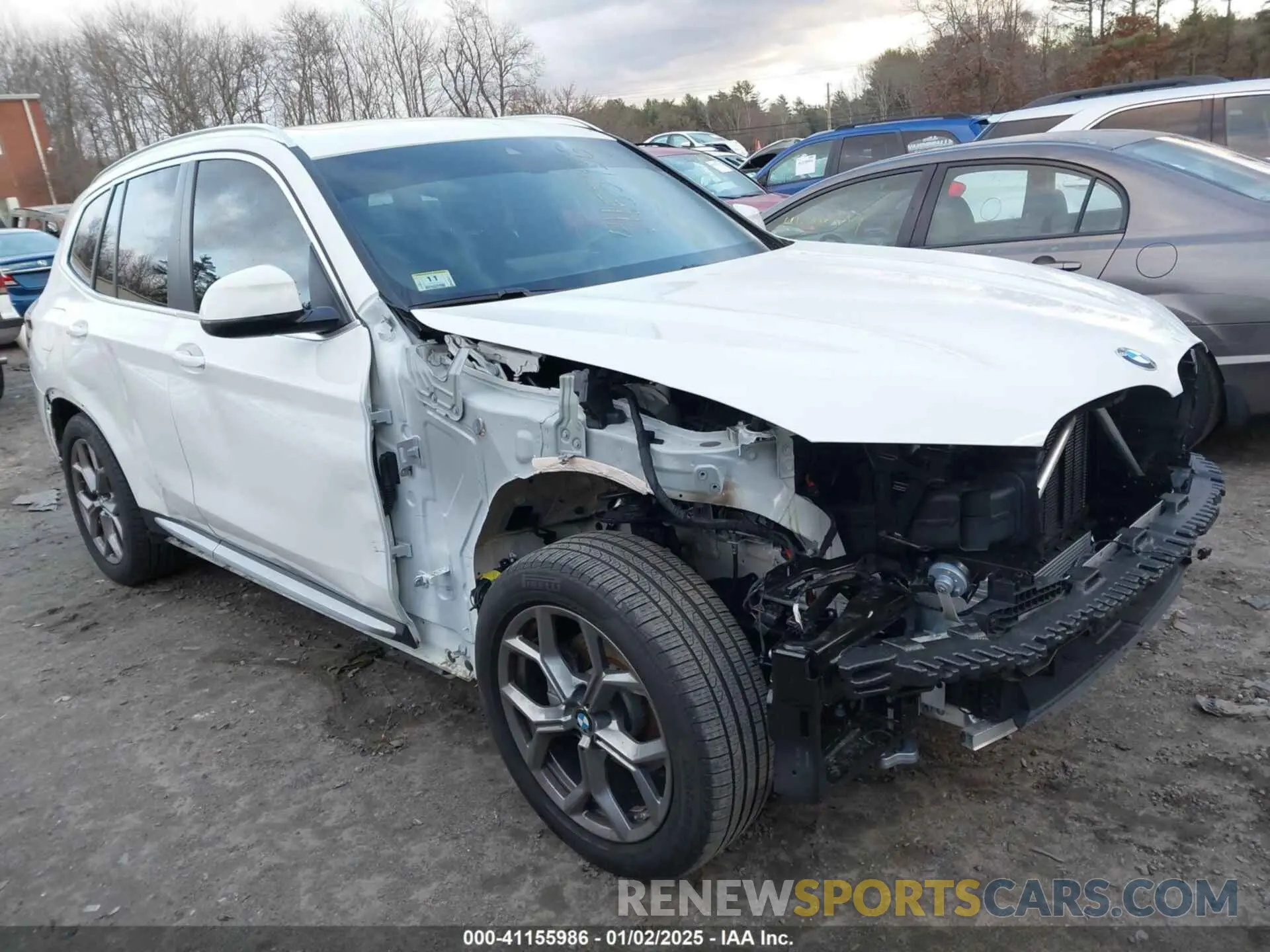 1 Фотография поврежденного автомобиля WBX57DP08PN208593 BMW X3 2023