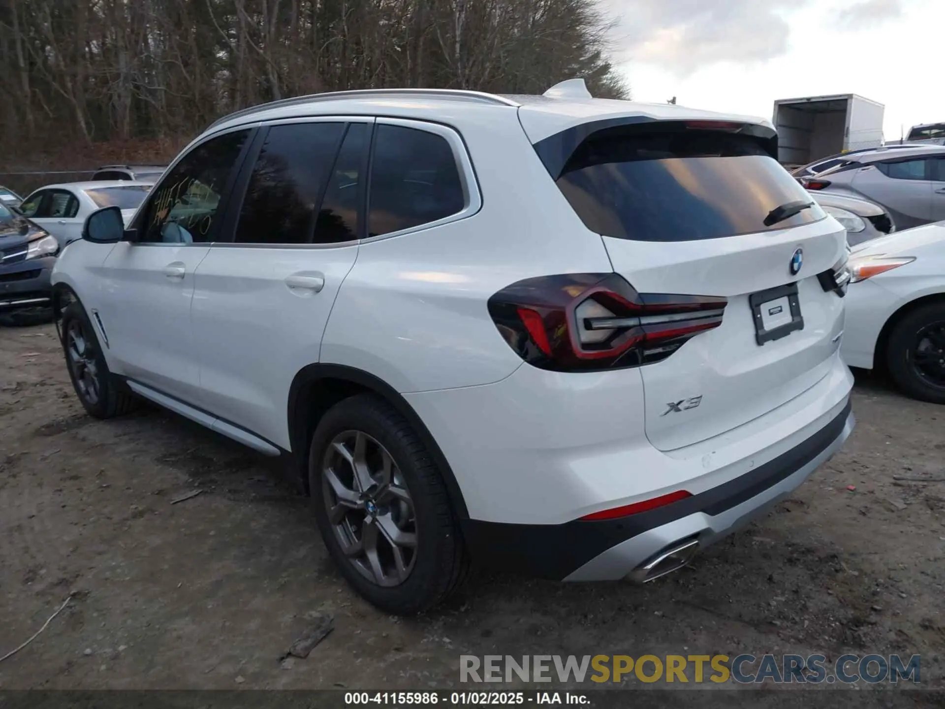 3 Фотография поврежденного автомобиля WBX57DP08PN208593 BMW X3 2023