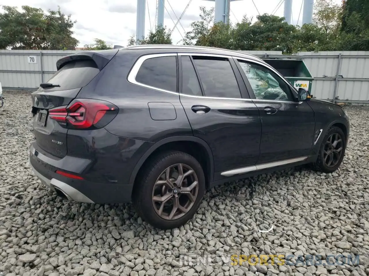 3 Photograph of a damaged car WBX57DP08PN222400 BMW X3 2023