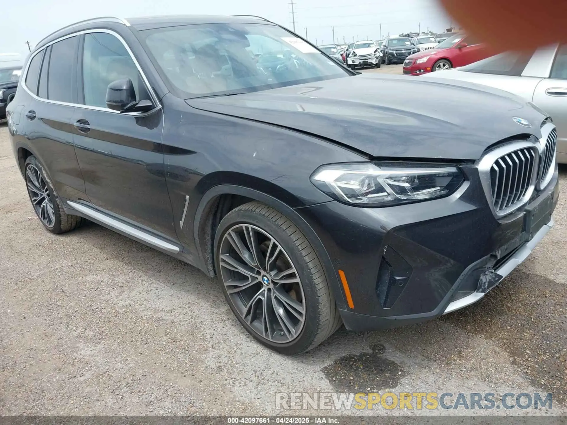 1 Фотография поврежденного автомобиля 5UX43DP02R9U52335 BMW X3 2024