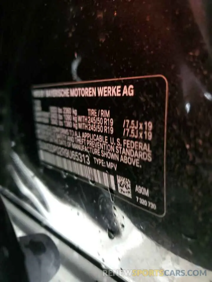 13 Photograph of a damaged car 5UX43DP02R9U65313 BMW X3 2024