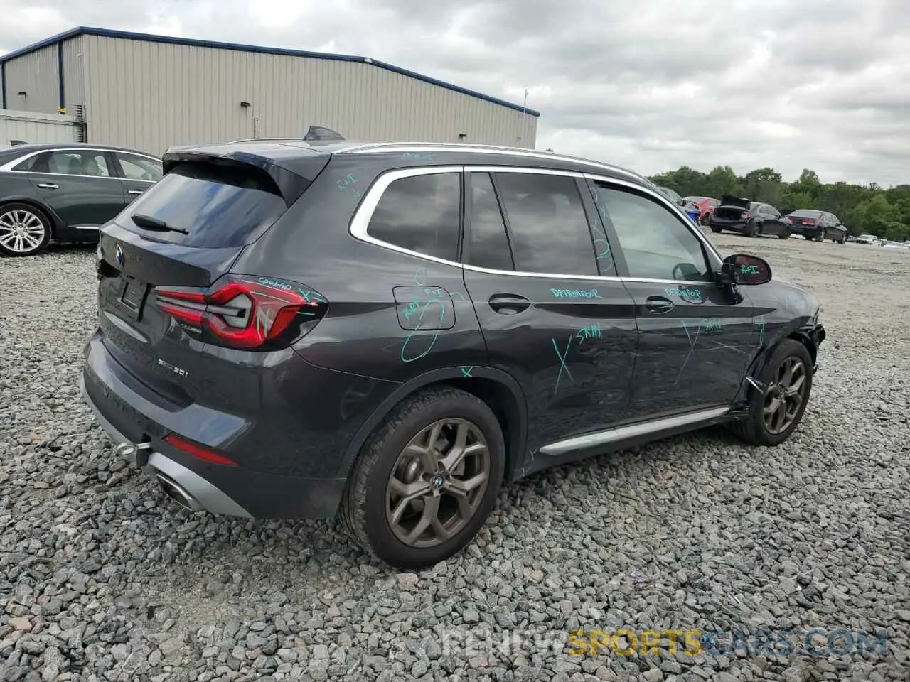 3 Фотография поврежденного автомобиля 5UX43DP04R9X08040 BMW X3 2024