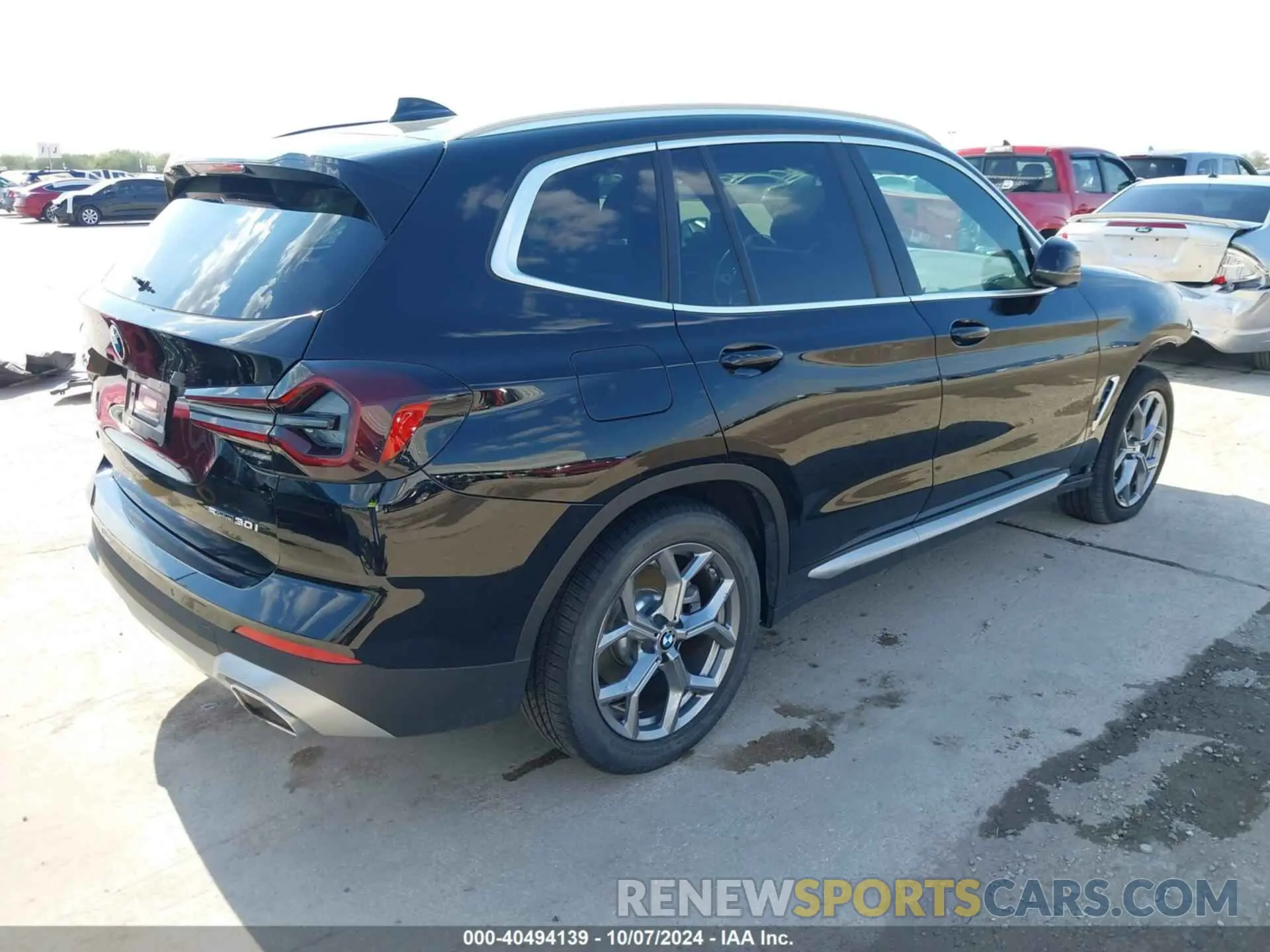 4 Фотография поврежденного автомобиля 5UX43DP05R9U00911 BMW X3 2024