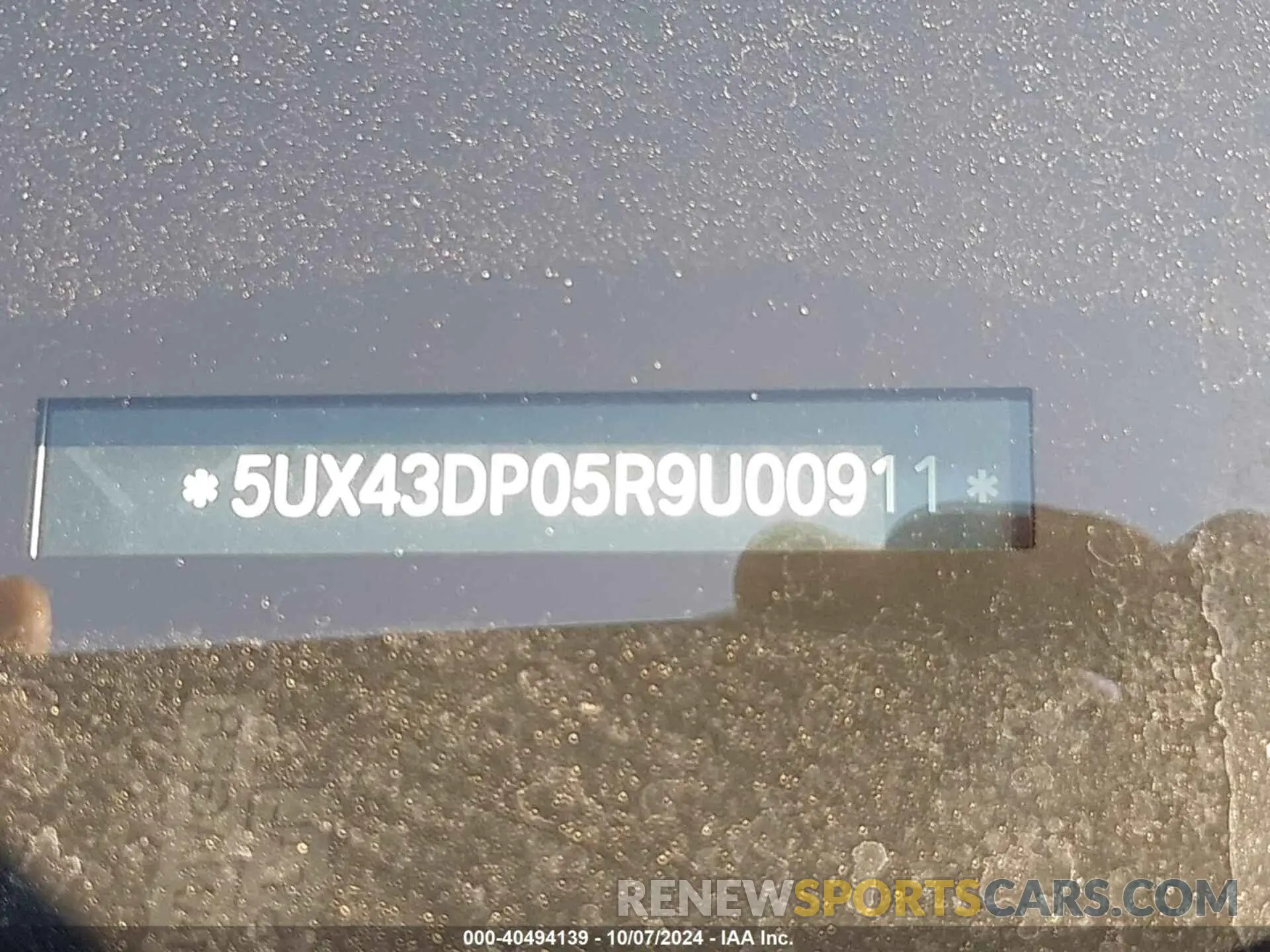 9 Фотография поврежденного автомобиля 5UX43DP05R9U00911 BMW X3 2024