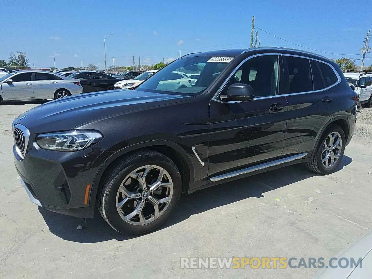 1 Фотография поврежденного автомобиля 5UX43DP05R9X15031 BMW X3 2024