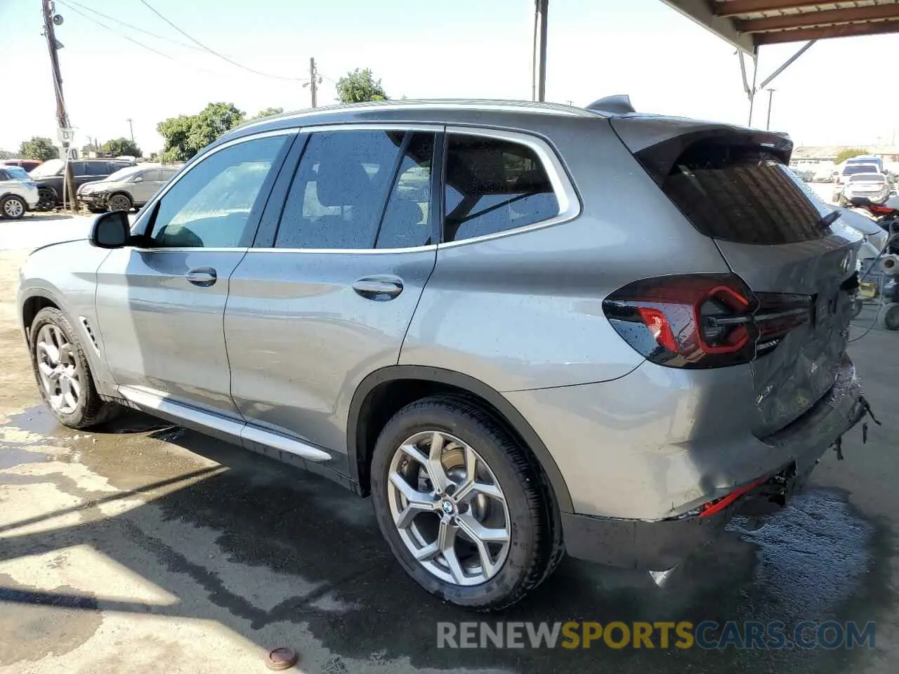 2 Photograph of a damaged car 5UX43DP07R9V34819 BMW X3 2024