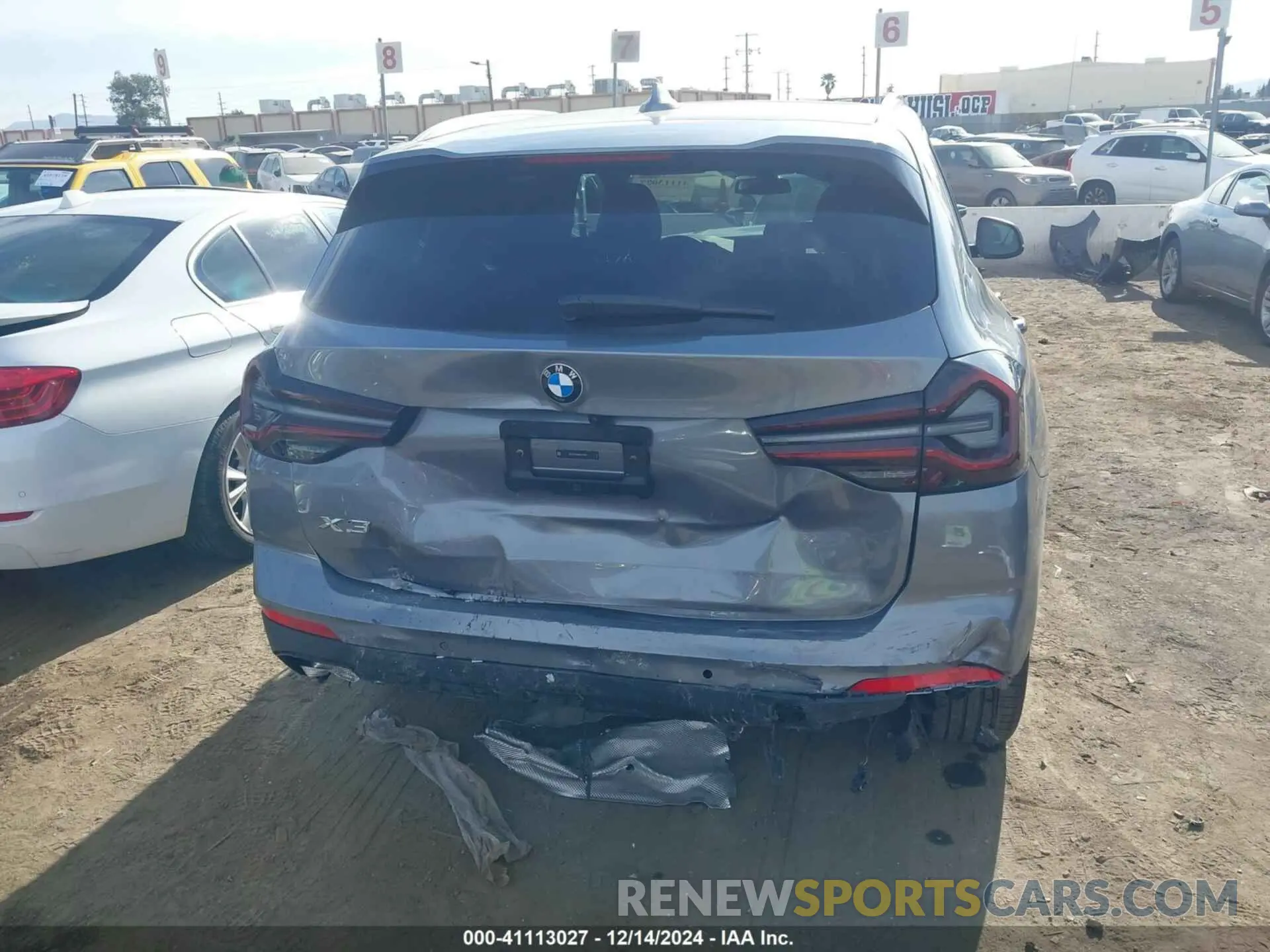 17 Фотография поврежденного автомобиля 5UX43DP08R9U47642 BMW X3 2024