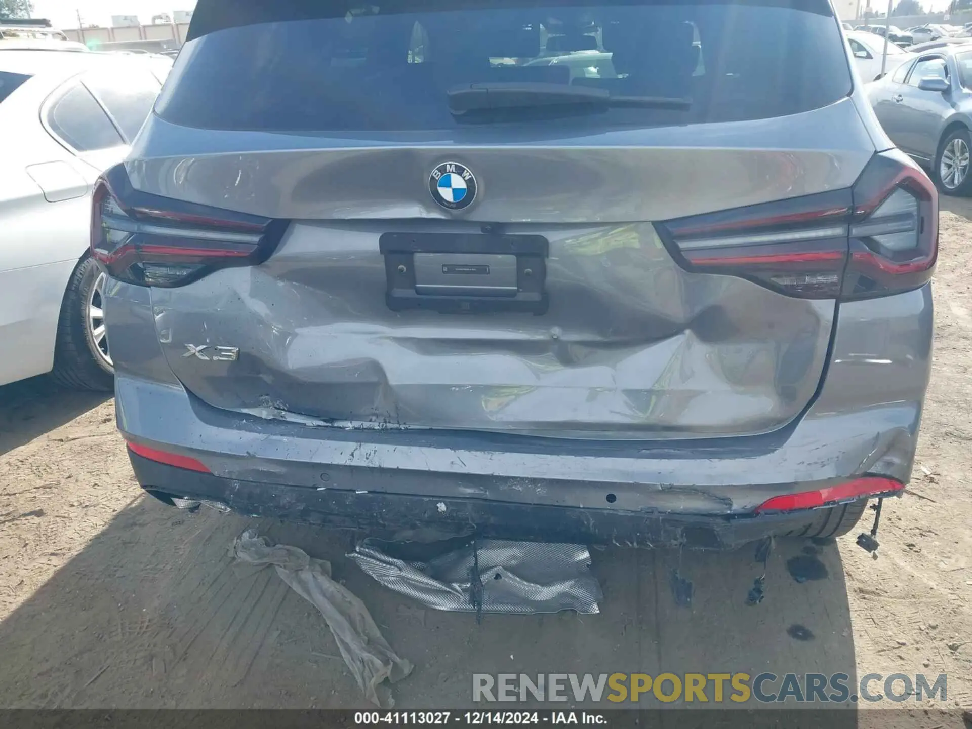 6 Фотография поврежденного автомобиля 5UX43DP08R9U47642 BMW X3 2024