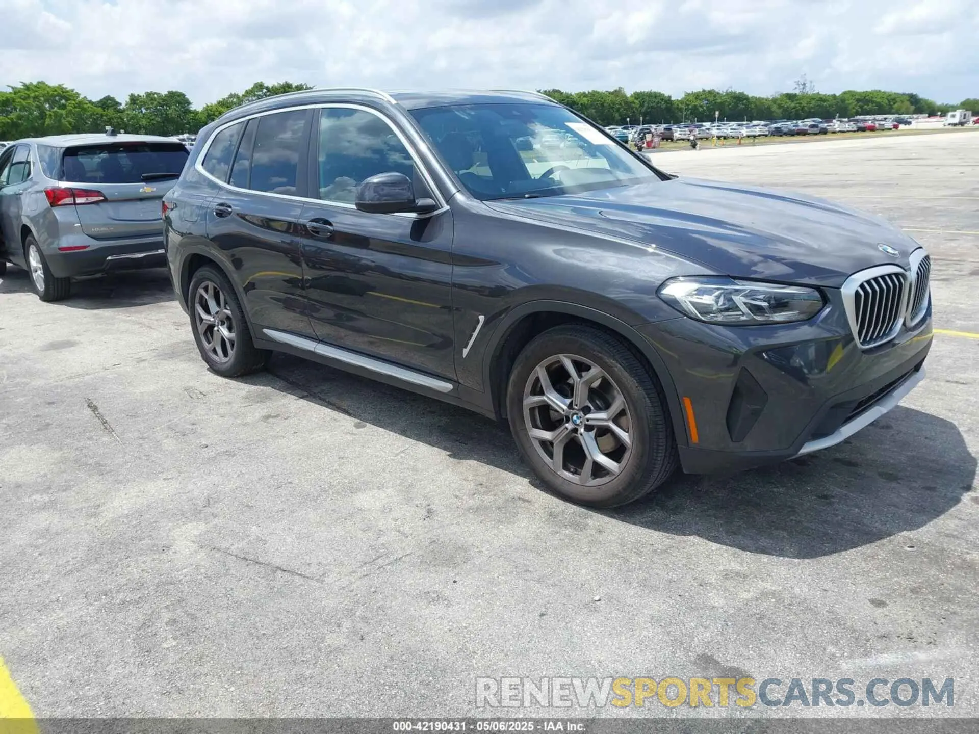 1 Фотография поврежденного автомобиля 5UX43DP09R9T81912 BMW X3 2024