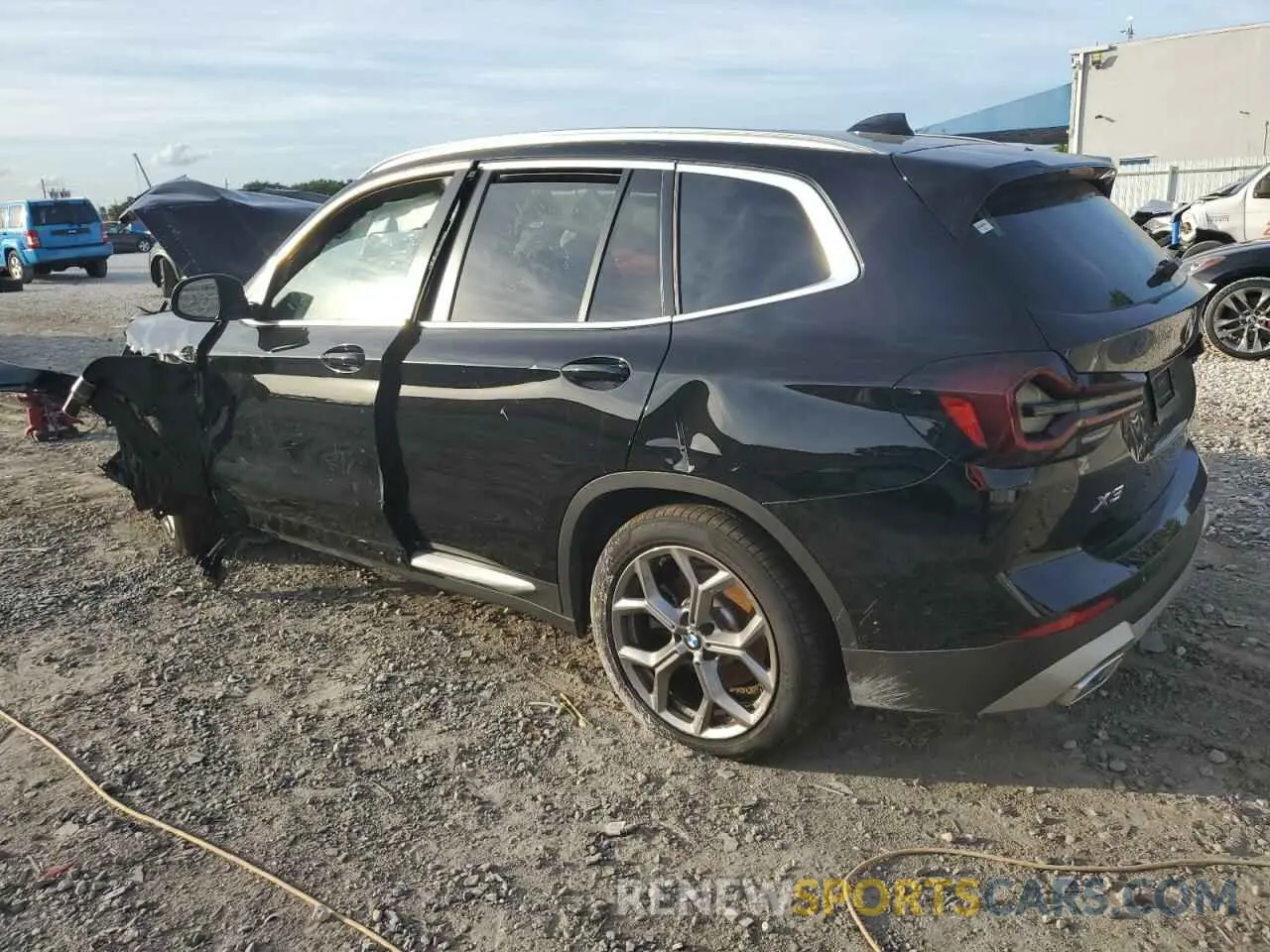 2 Photograph of a damaged car 5UX43DP09R9W64357 BMW X3 2024