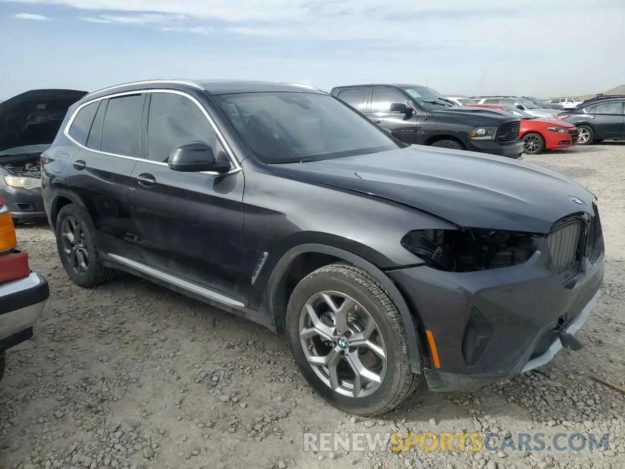 4 Photograph of a damaged car 5UX53DP00R9V76785 BMW X3 2024