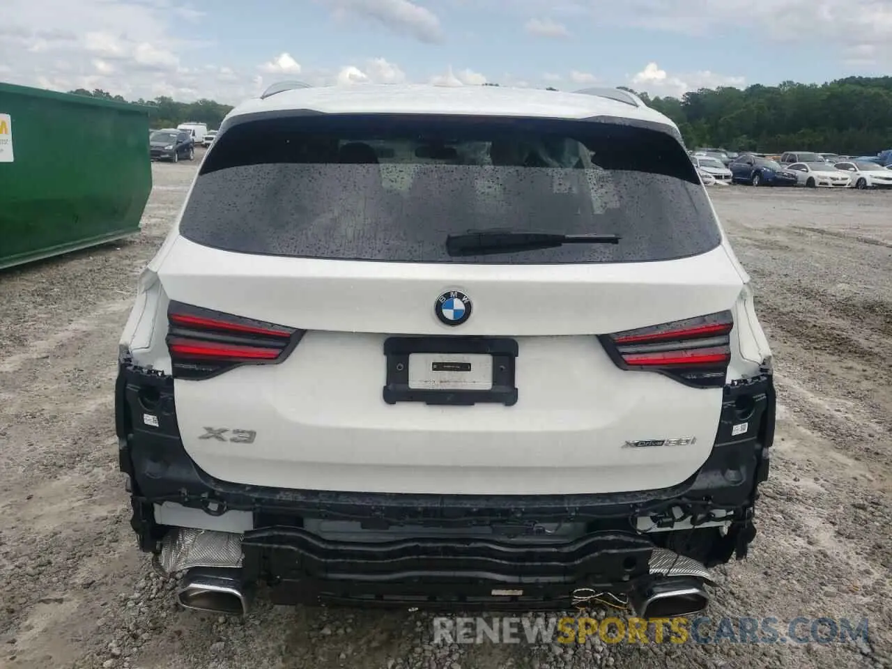 6 Photograph of a damaged car 5UX53DP02R9U93083 BMW X3 2024