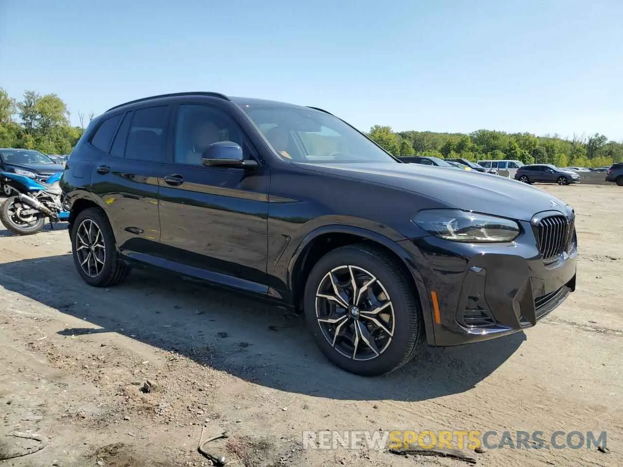 4 Photograph of a damaged car 5UX53DP02R9X46354 BMW X3 2024