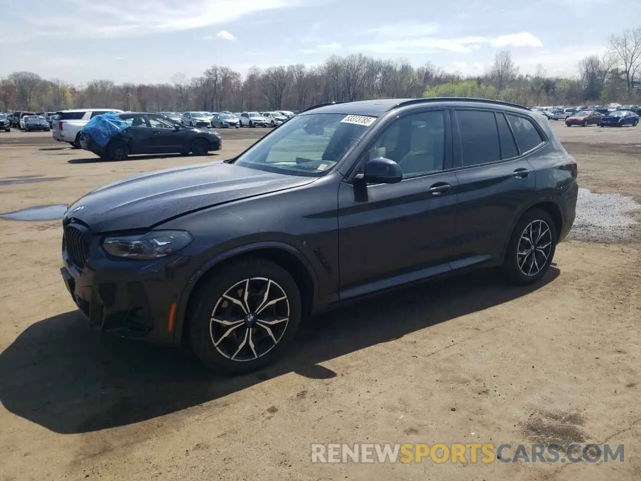 1 Photograph of a damaged car 5UX53DP03R9U49903 BMW X3 2024