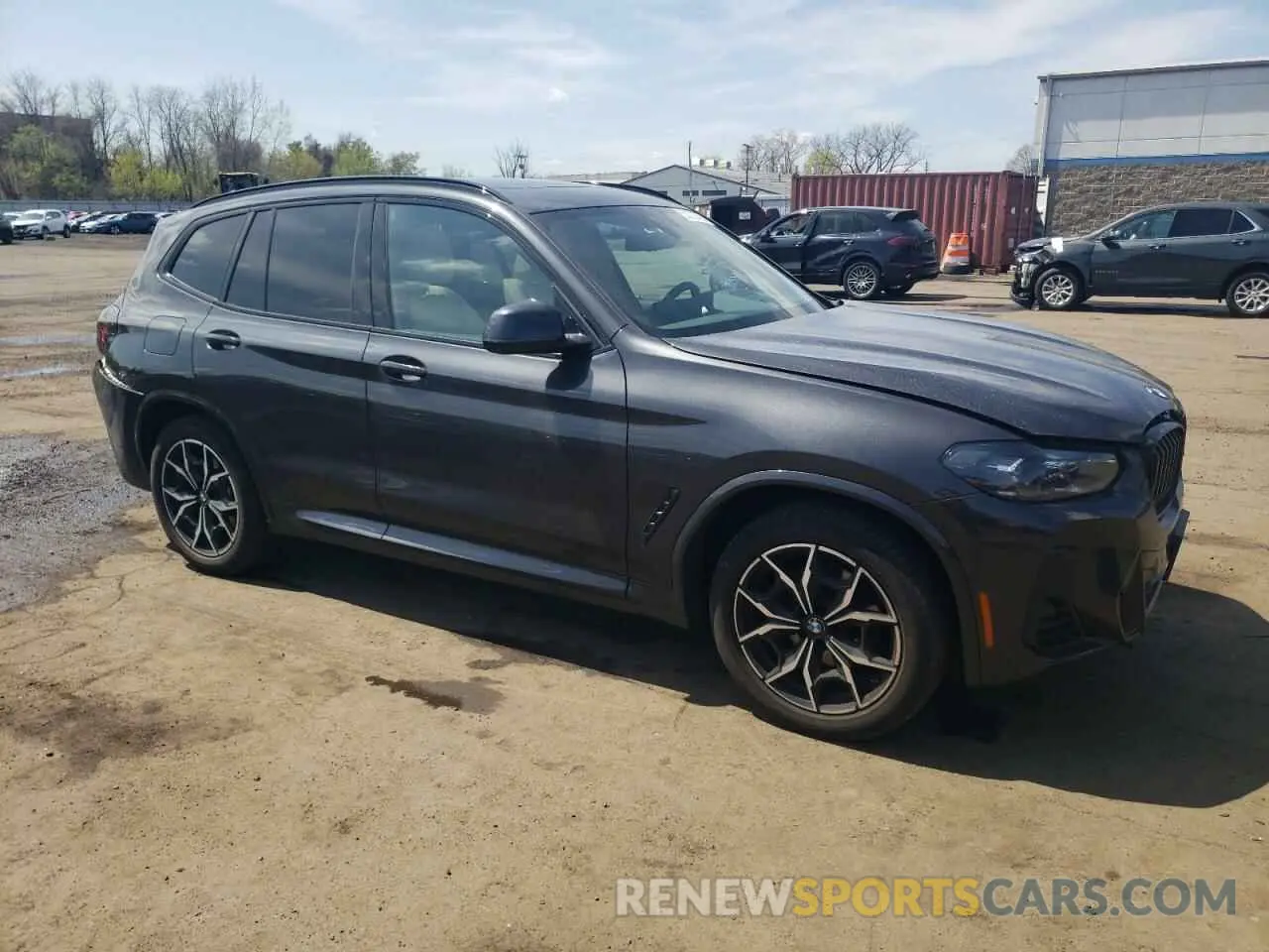 4 Photograph of a damaged car 5UX53DP03R9U49903 BMW X3 2024