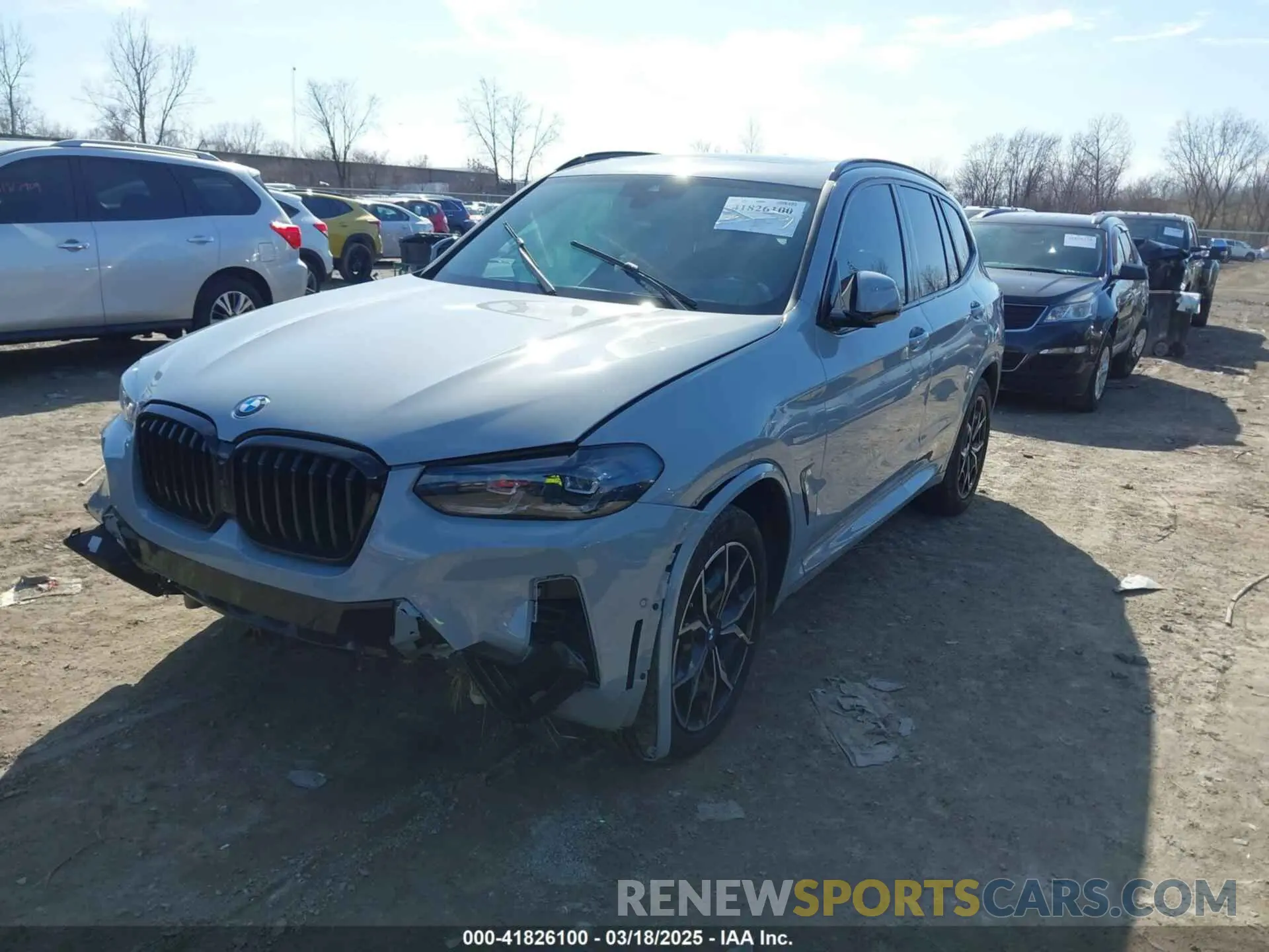 2 Фотография поврежденного автомобиля 5UX53DP04R9T67596 BMW X3 2024
