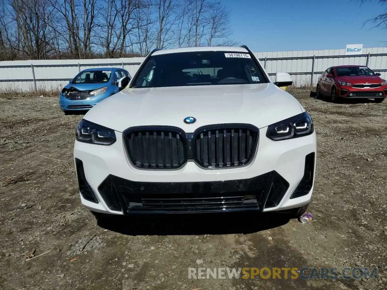 5 Фотография поврежденного автомобиля 5UX53DP04R9X38742 BMW X3 2024