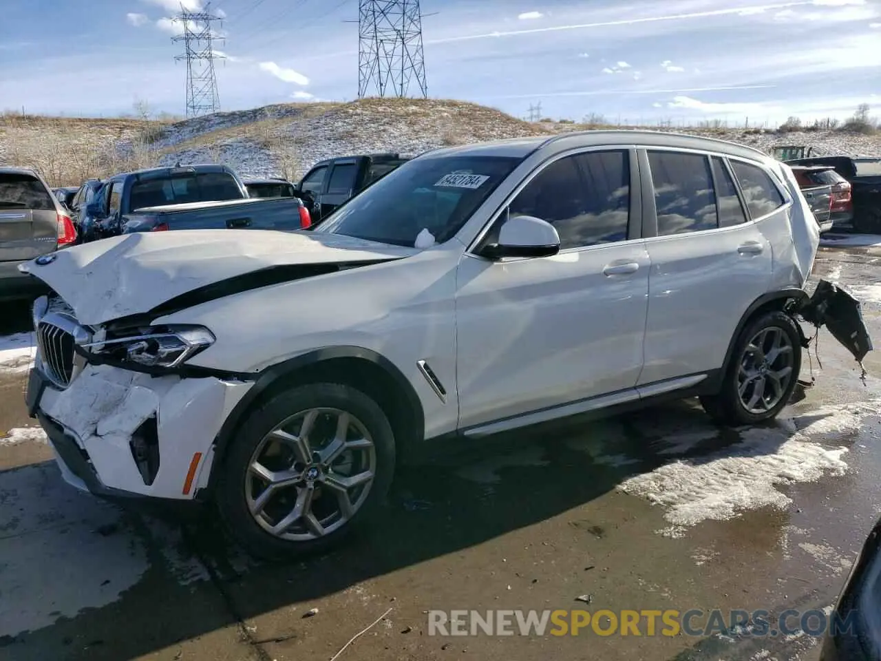 1 Фотография поврежденного автомобиля 5UX53DP08R9W18071 BMW X3 2024
