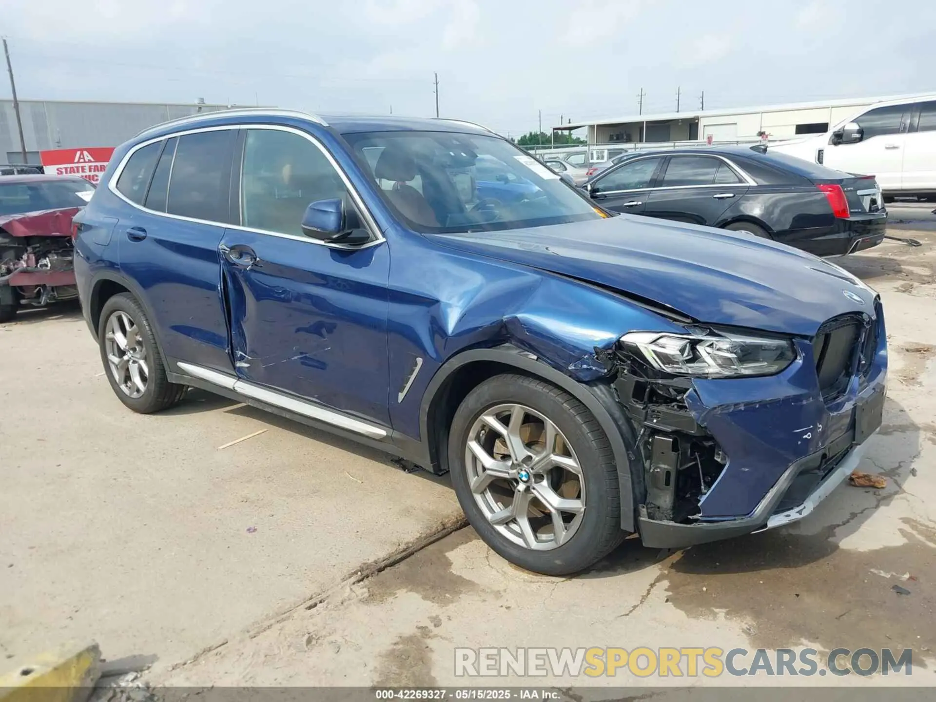 1 Фотография поврежденного автомобиля 5UX53DP09R9U09406 BMW X3 2024