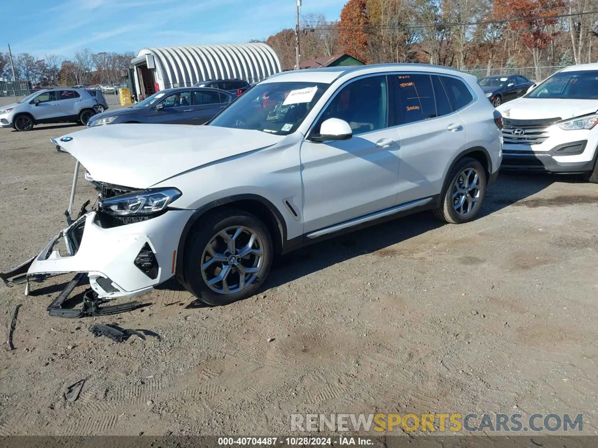 2 Photograph of a damaged car 5UX53DP09R9U81142 BMW X3 2024
