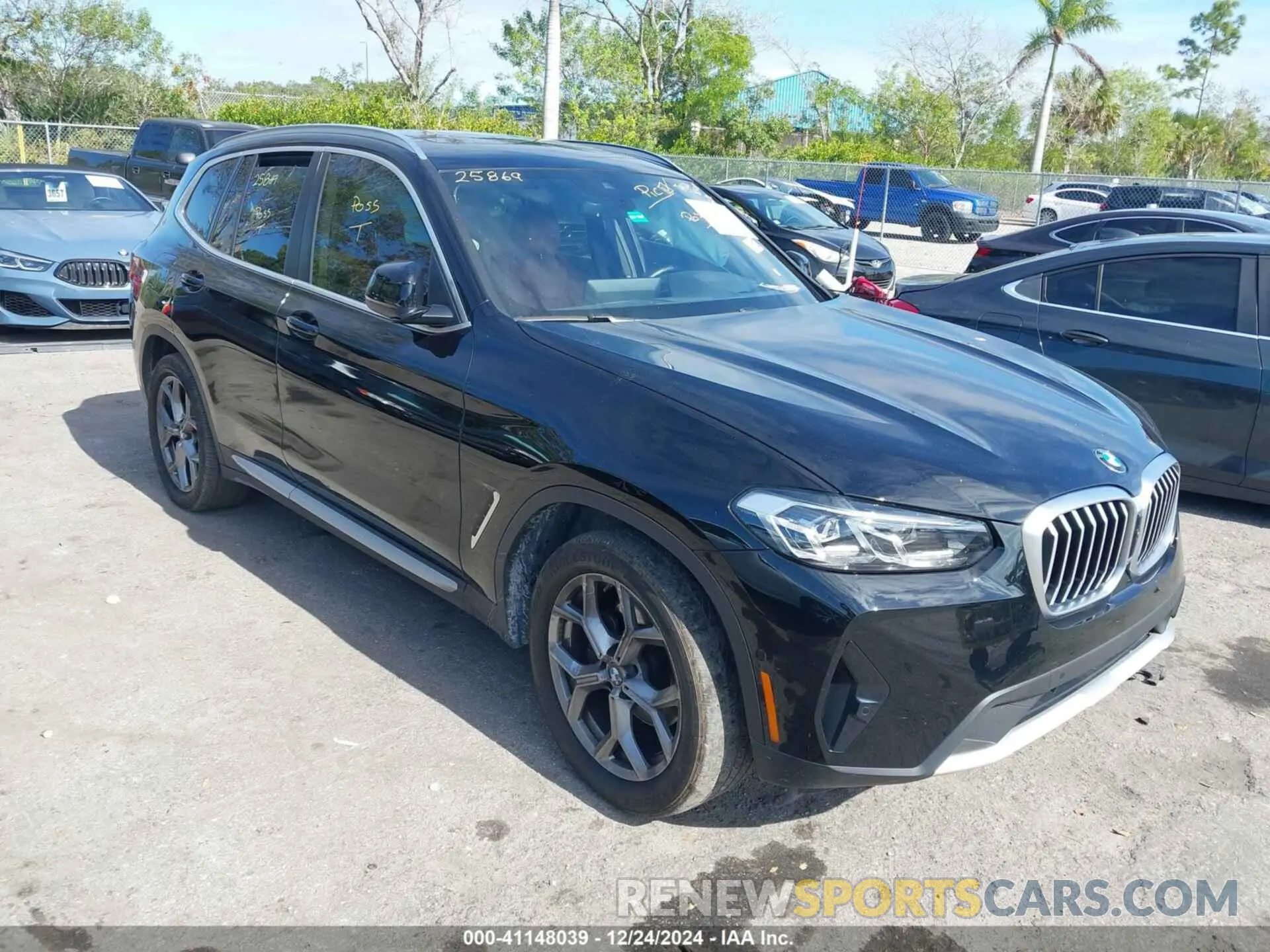 1 Фотография поврежденного автомобиля 5UX53DP09R9V54316 BMW X3 2024