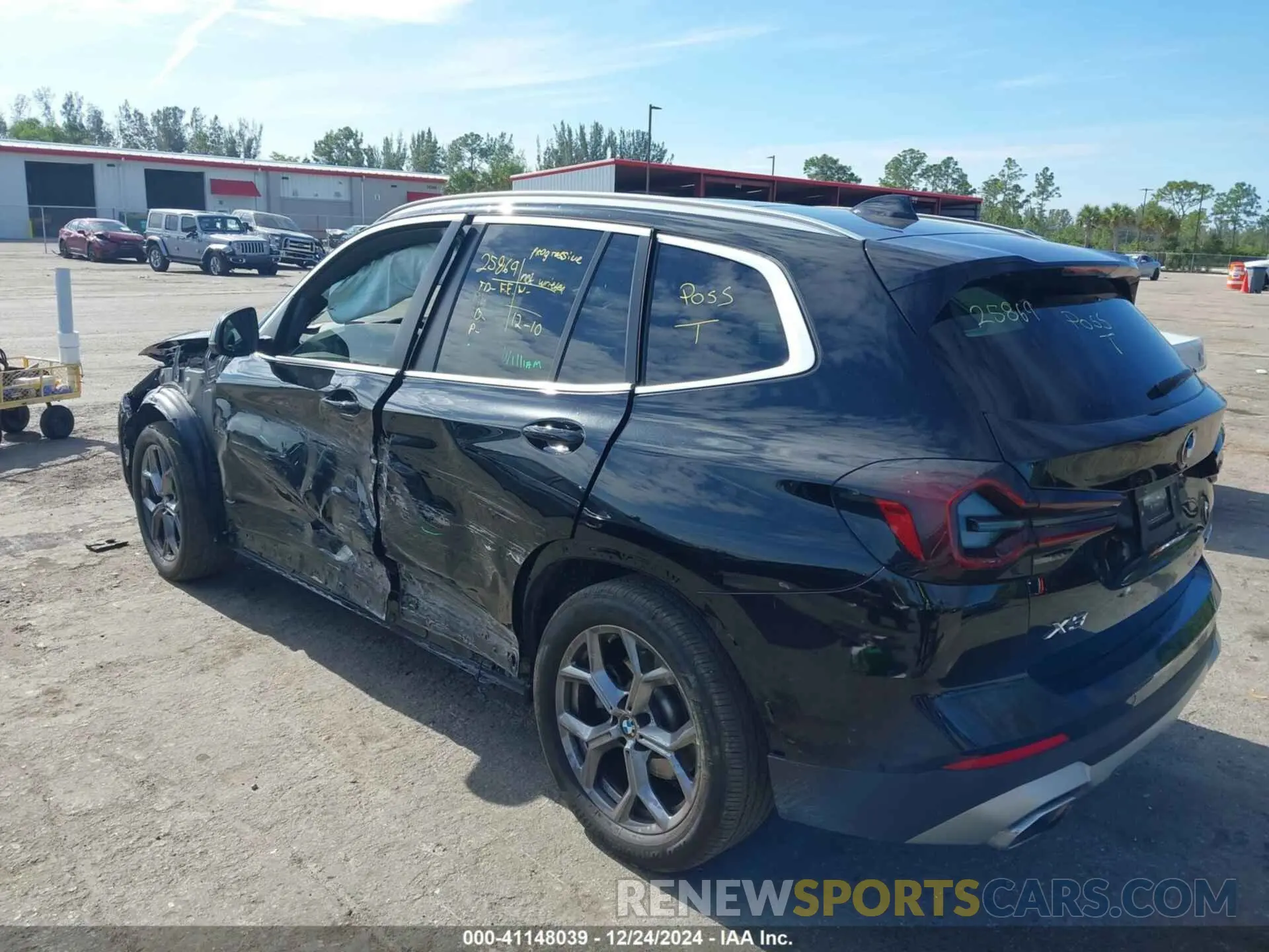3 Фотография поврежденного автомобиля 5UX53DP09R9V54316 BMW X3 2024
