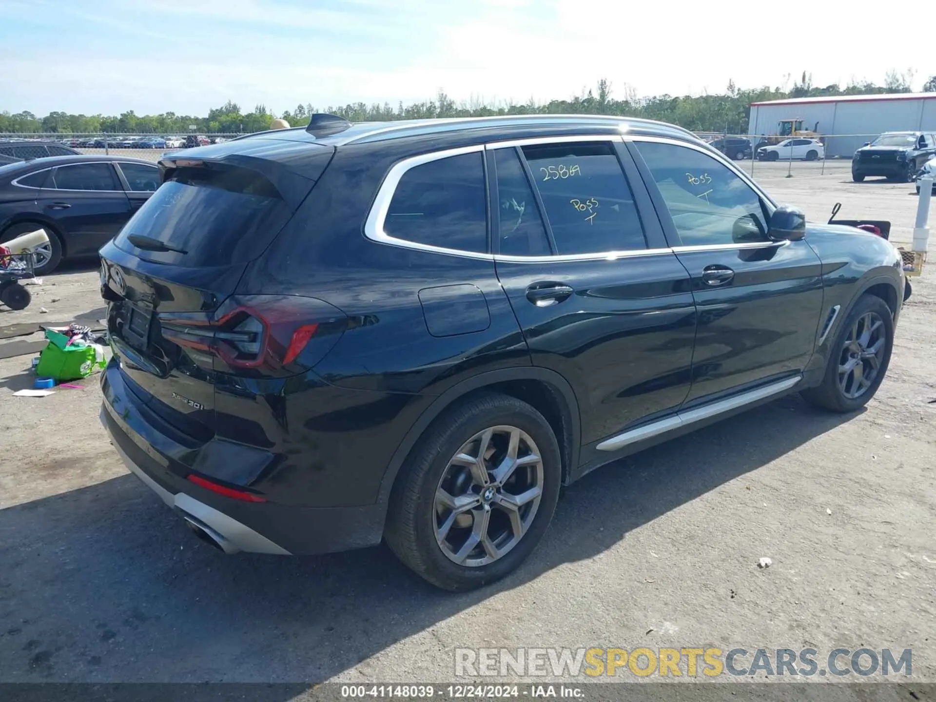 4 Фотография поврежденного автомобиля 5UX53DP09R9V54316 BMW X3 2024