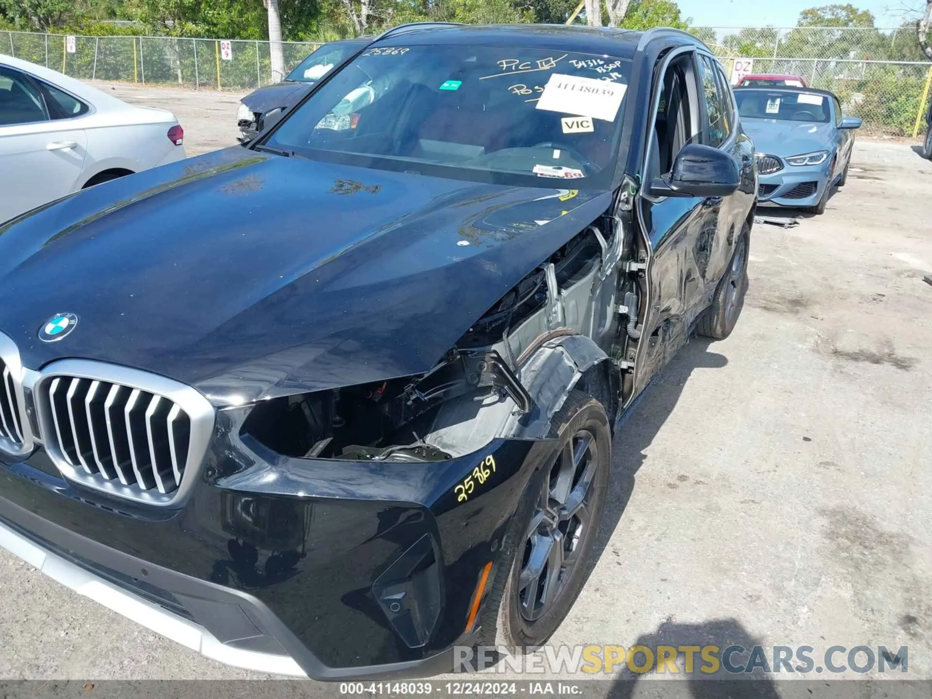 6 Фотография поврежденного автомобиля 5UX53DP09R9V54316 BMW X3 2024