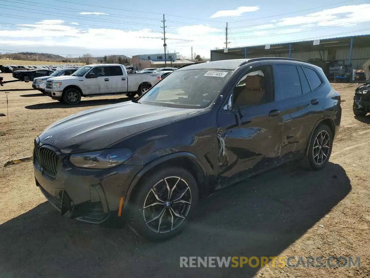 1 Photograph of a damaged car 5UX53DP09R9V98493 BMW X3 2024