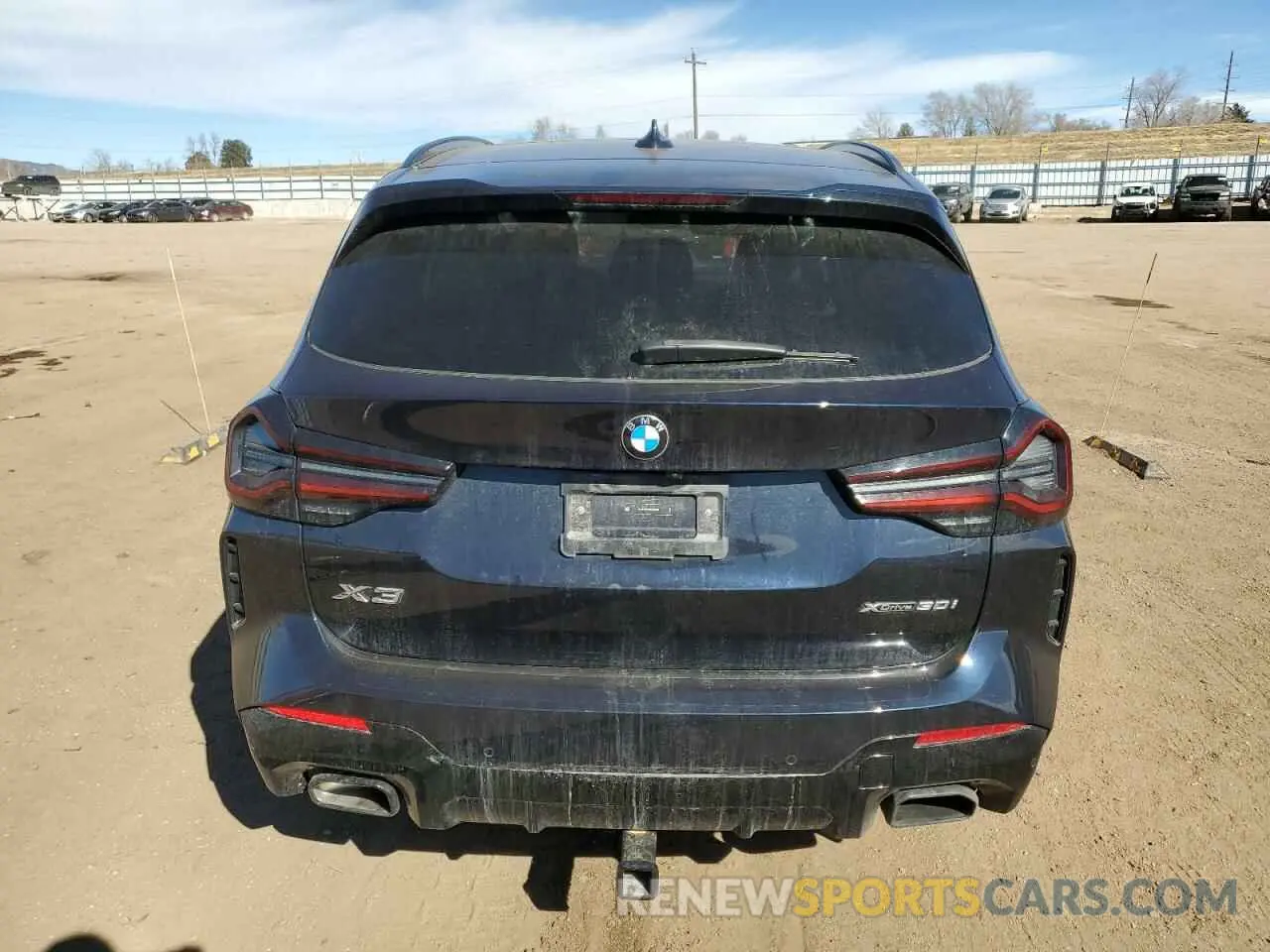 6 Photograph of a damaged car 5UX53DP09R9V98493 BMW X3 2024