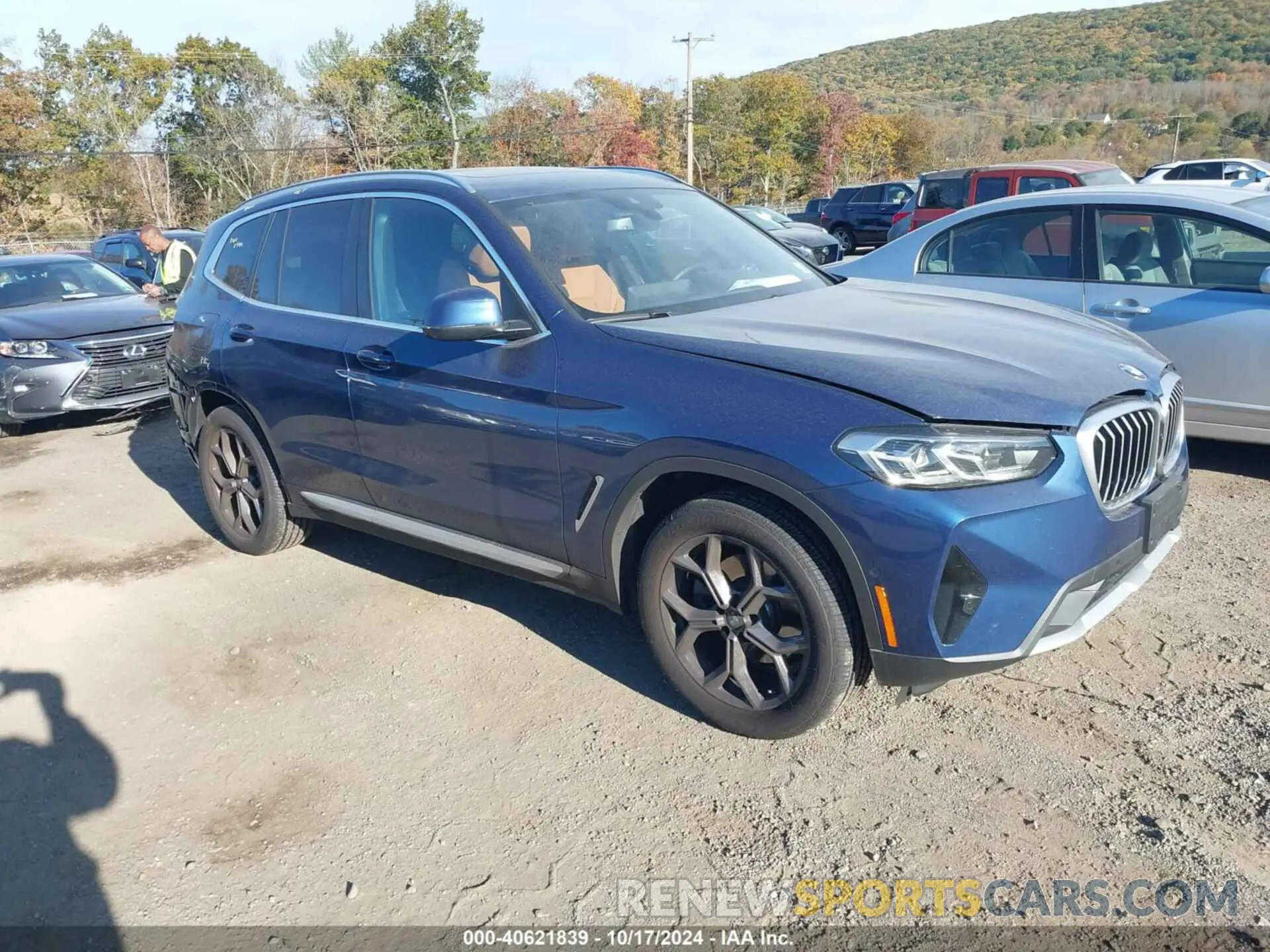 1 Photograph of a damaged car 5UX53DP0XR9U86205 BMW X3 2024
