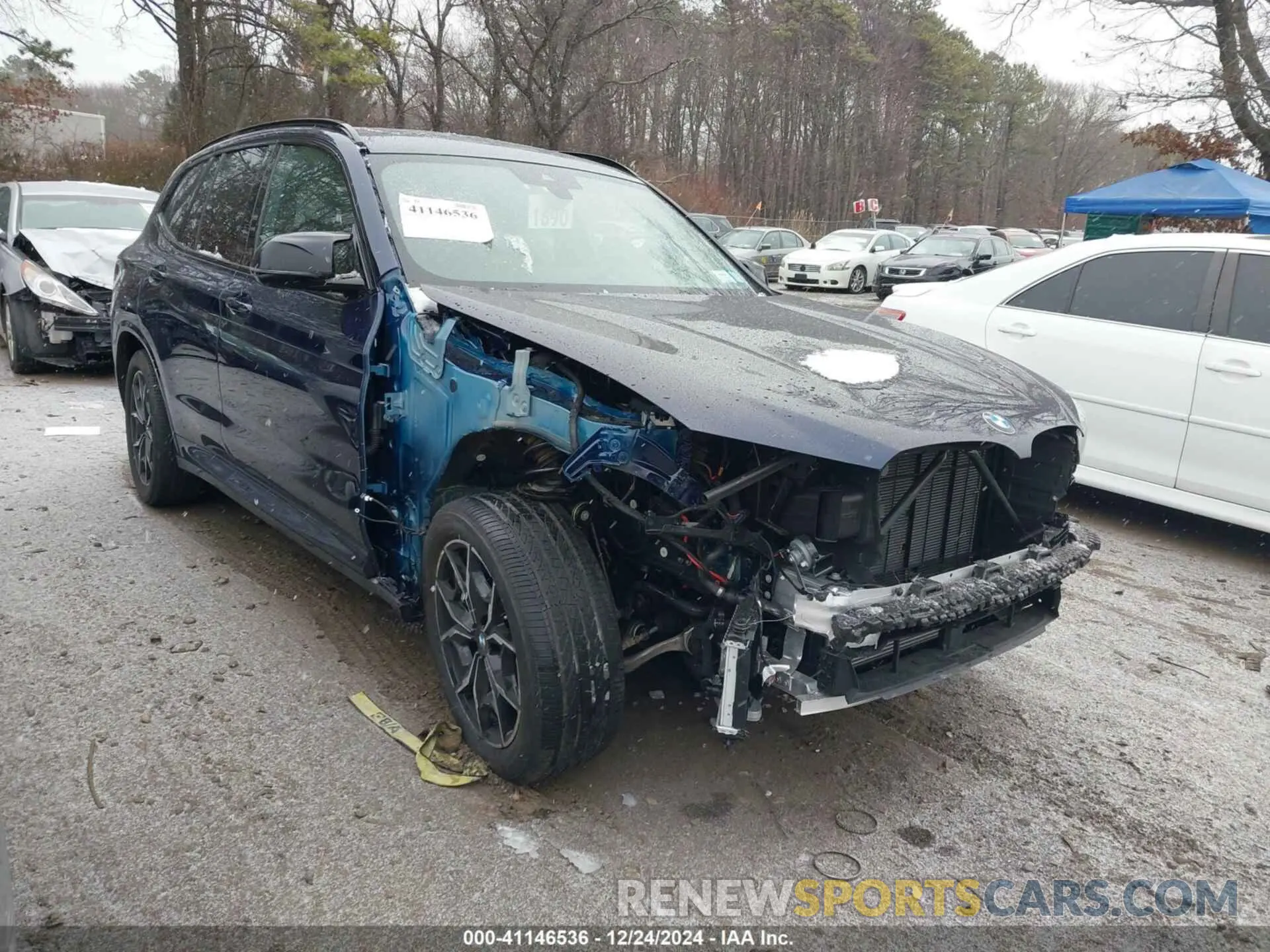 1 Фотография поврежденного автомобиля 5UX83DP06R9V73452 BMW X3 2024
