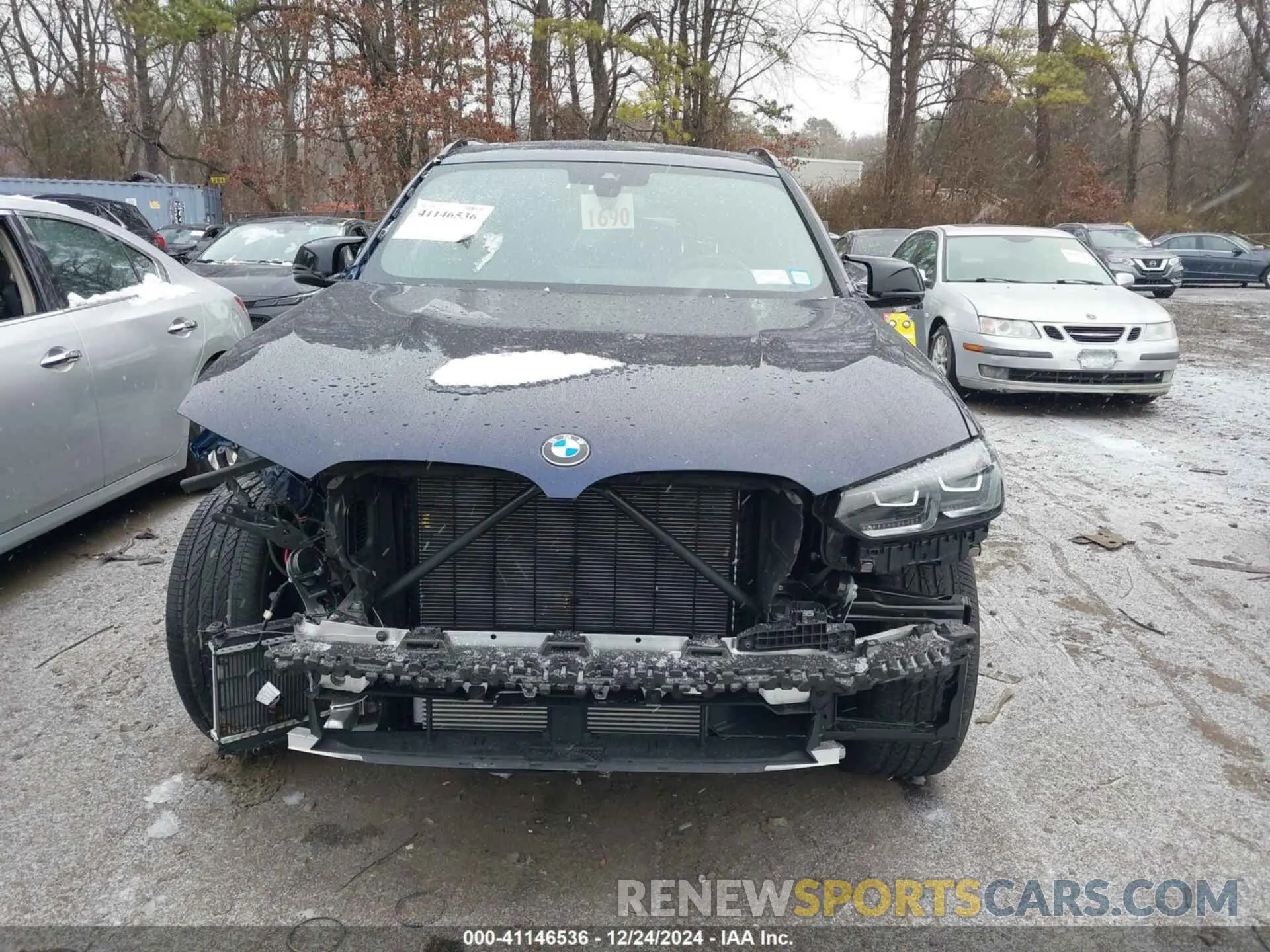11 Фотография поврежденного автомобиля 5UX83DP06R9V73452 BMW X3 2024