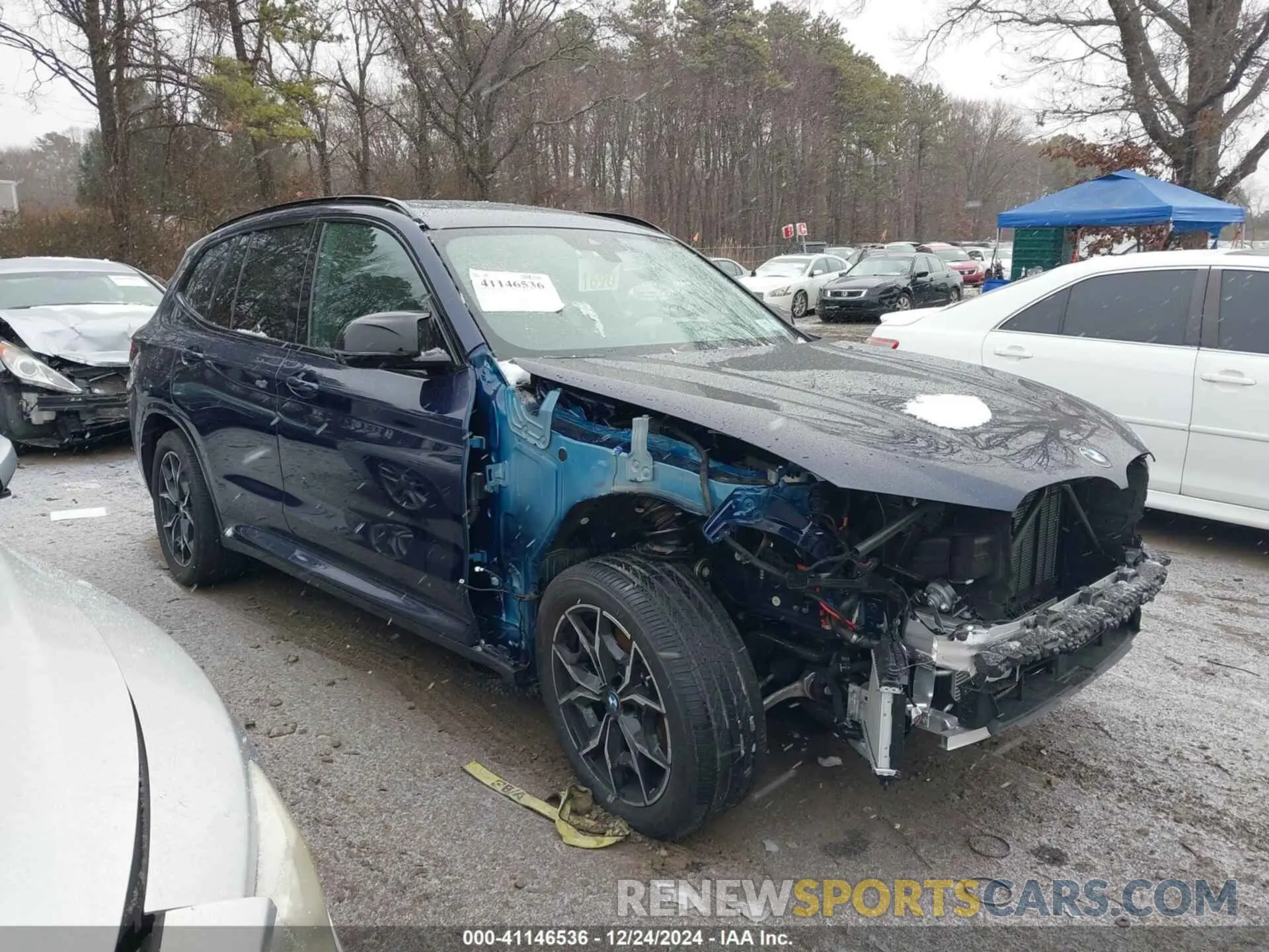 12 Фотография поврежденного автомобиля 5UX83DP06R9V73452 BMW X3 2024
