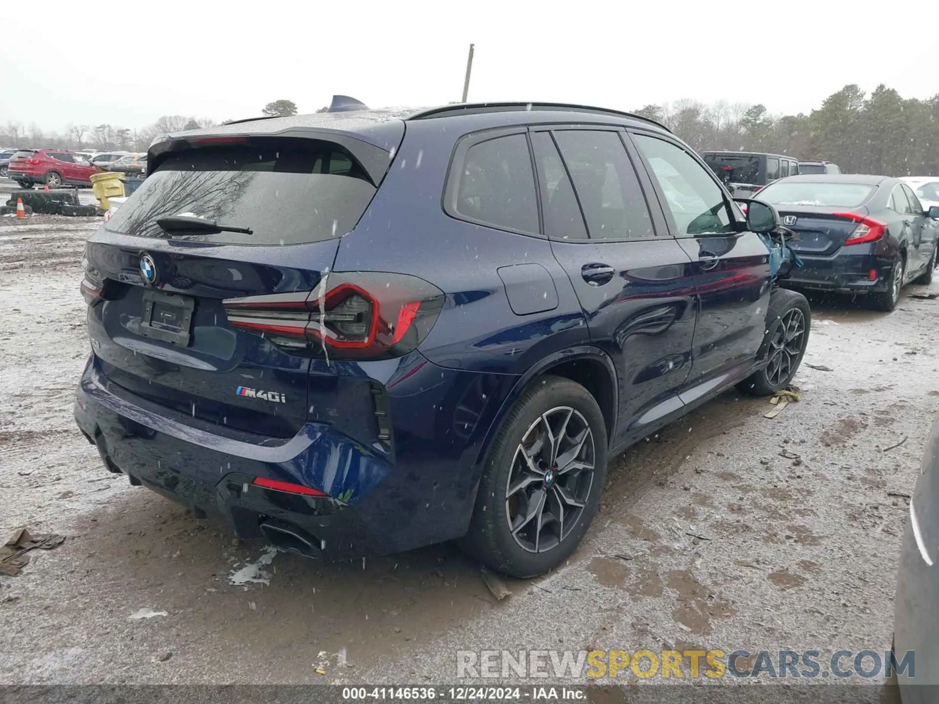 4 Фотография поврежденного автомобиля 5UX83DP06R9V73452 BMW X3 2024