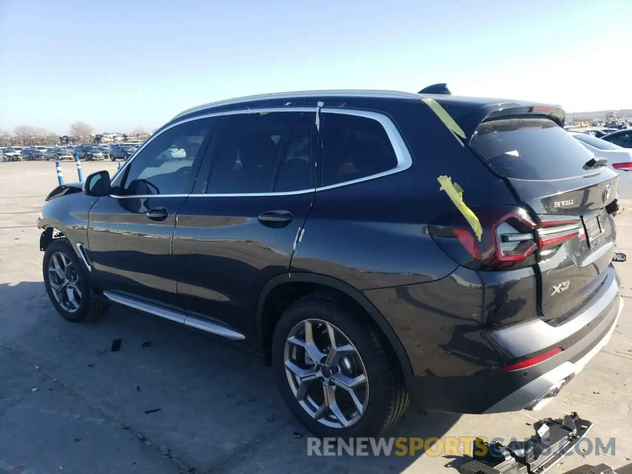 2 Photograph of a damaged car WBX57DP08RN298752 BMW X3 2024