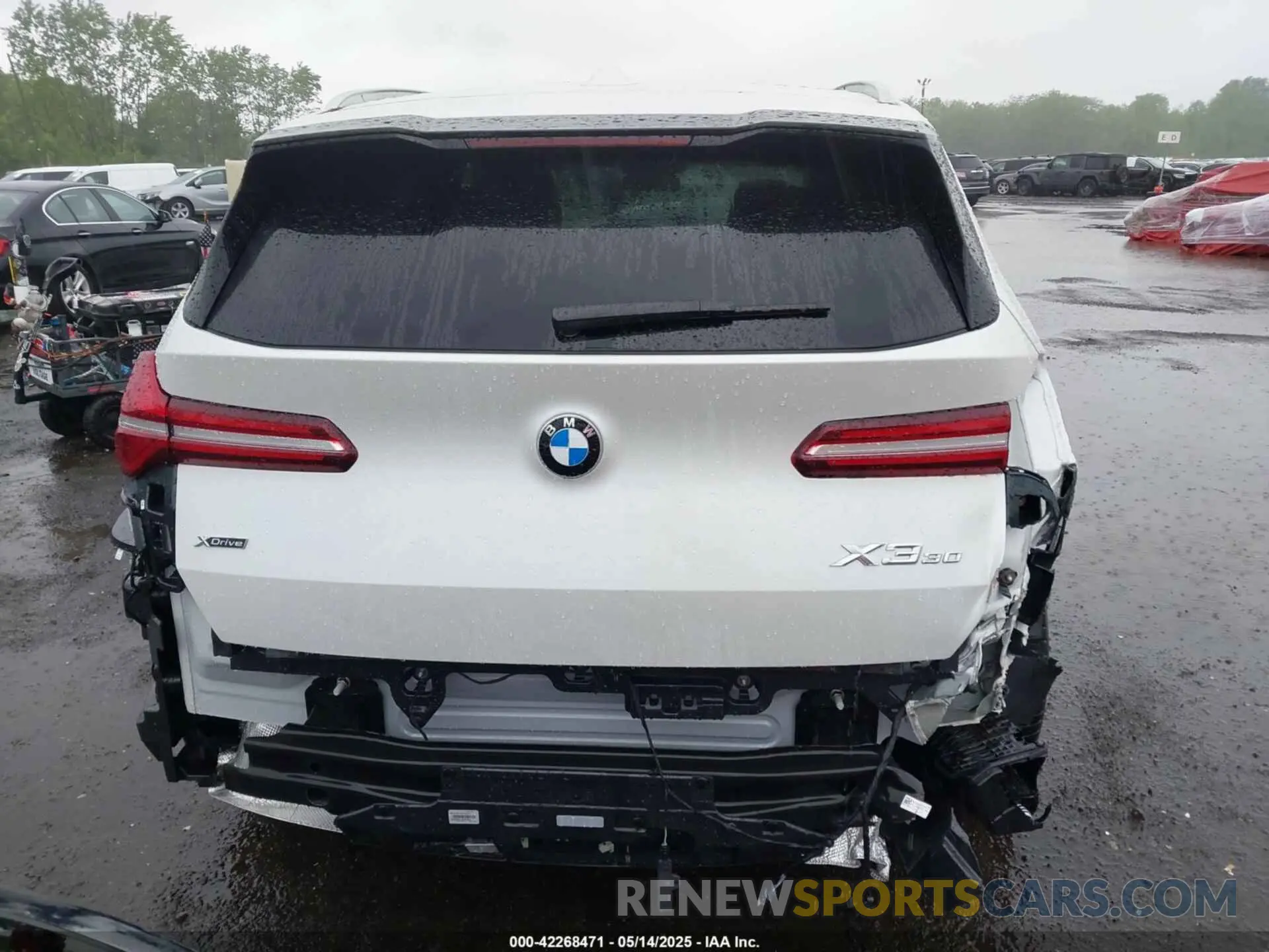 16 Фотография поврежденного автомобиля 5UX53GP09S9Z87528 BMW X3 2025