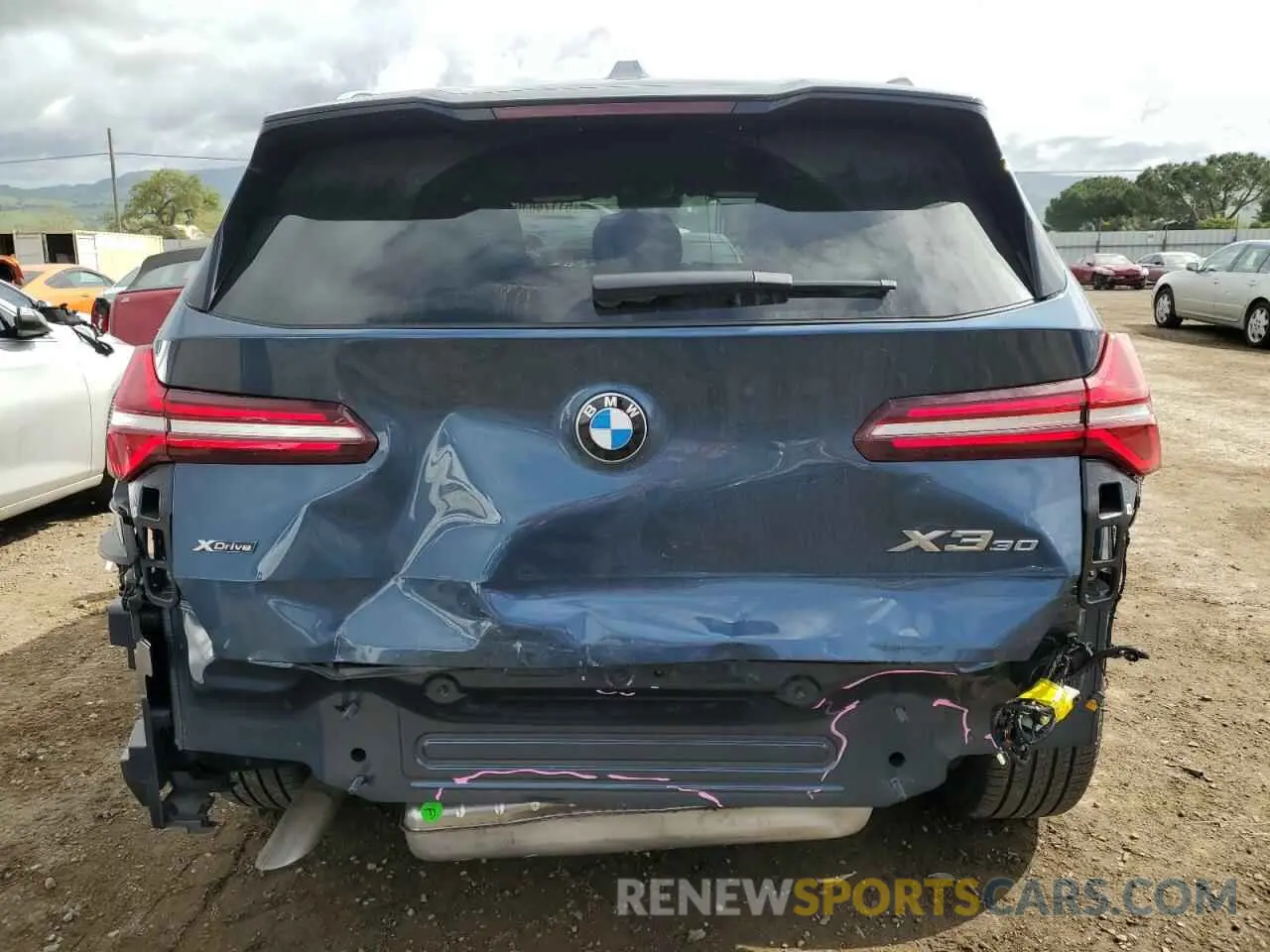 6 Photograph of a damaged car 5UX53GP04S9Y11566 BMW X3 30 XDRI 2025