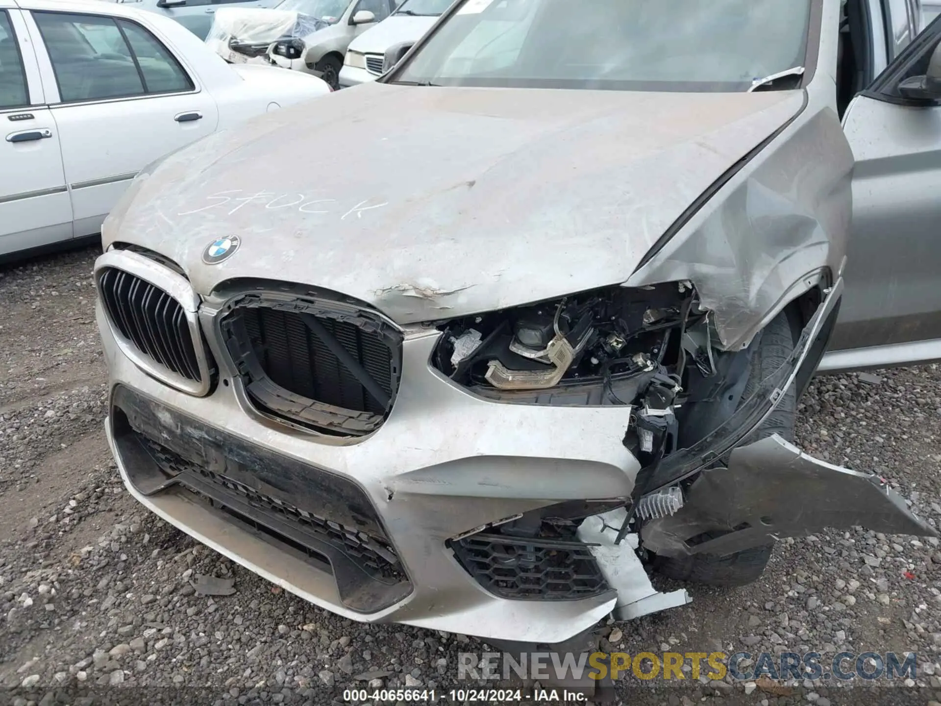 6 Фотография поврежденного автомобиля 5YMTS0C02L9B57221 BMW X3 M 2020