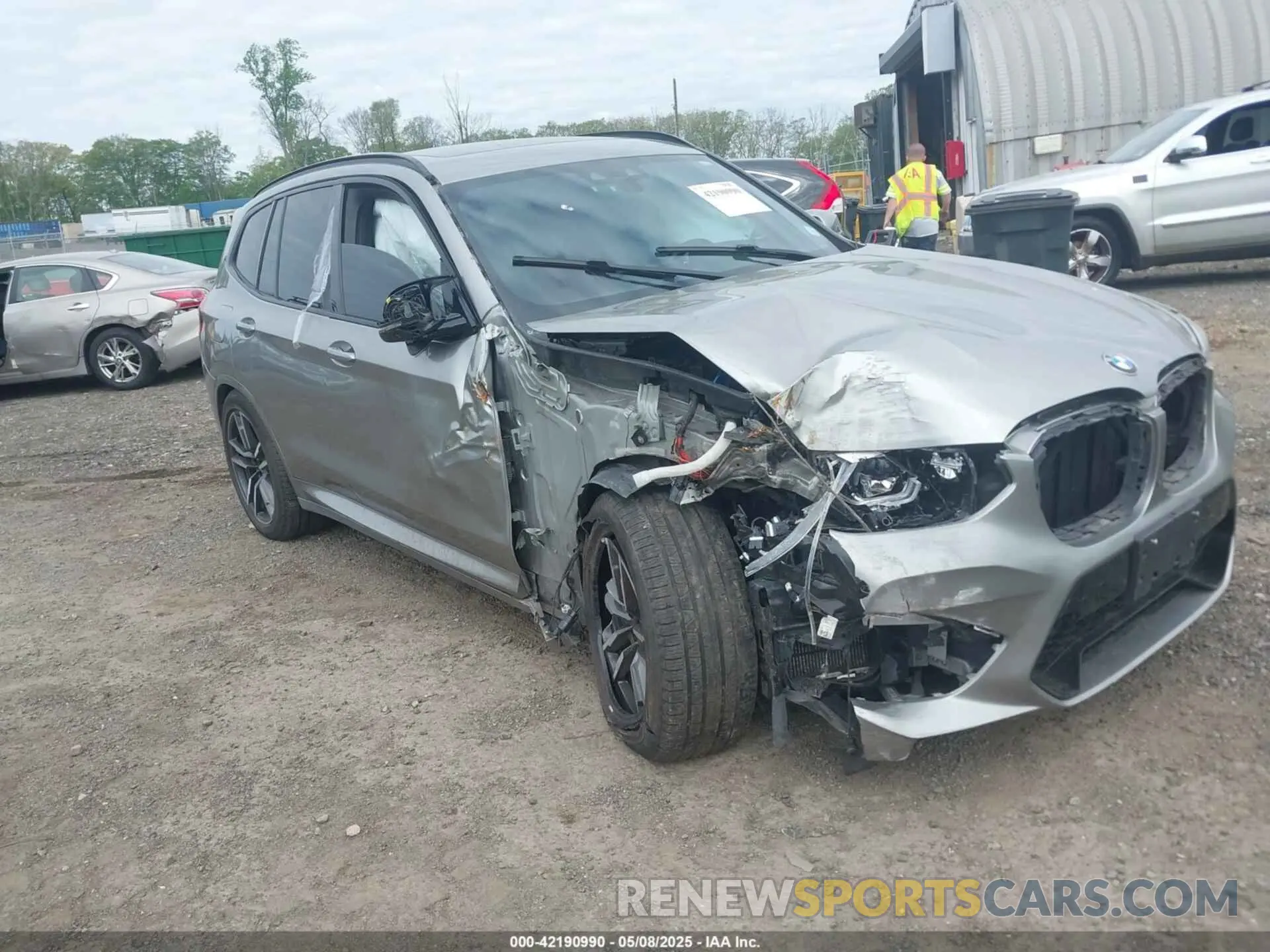 1 Photograph of a damaged car 5YMTS0C03L9C47882 BMW X3 M 2020