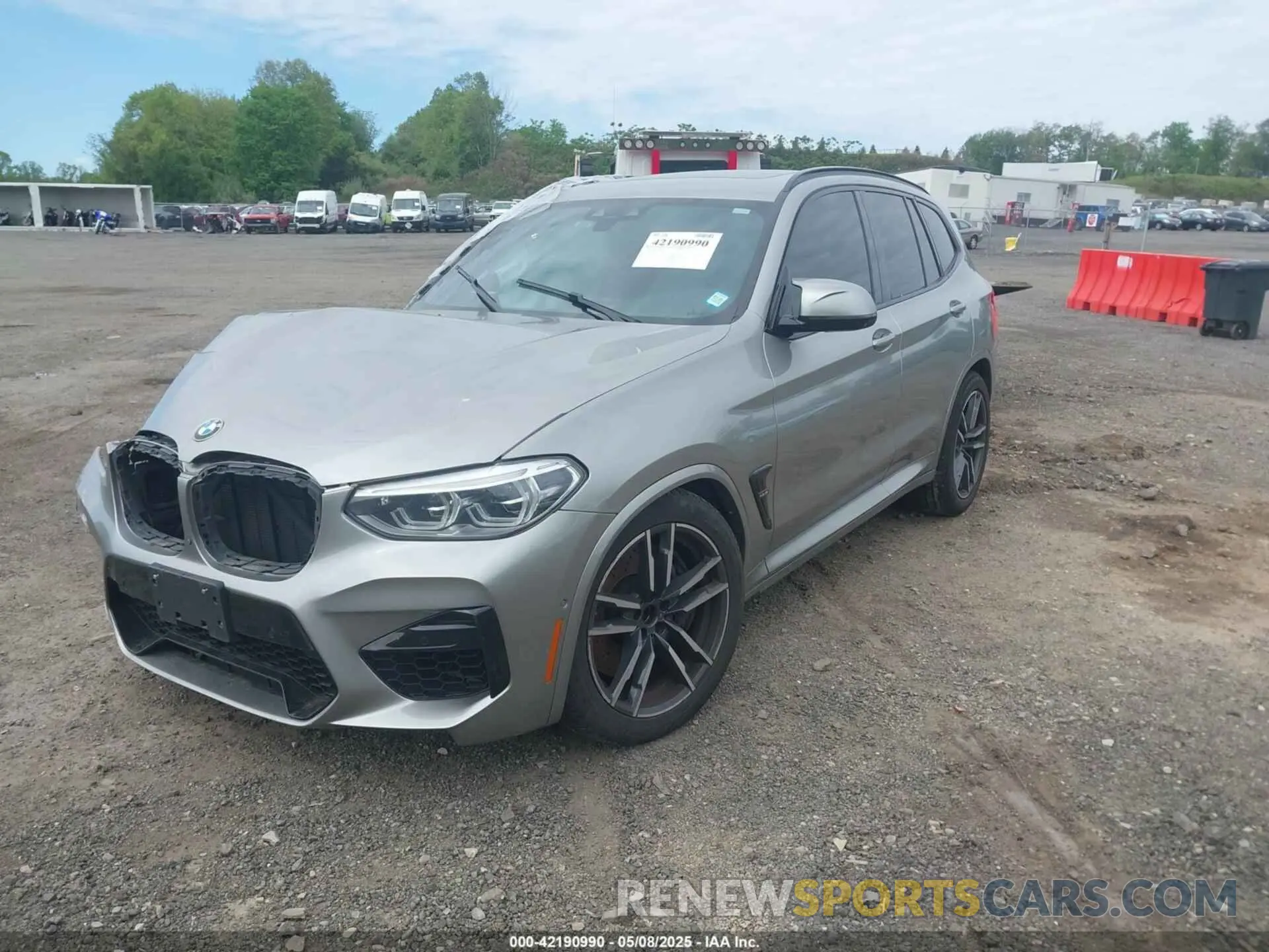 2 Photograph of a damaged car 5YMTS0C03L9C47882 BMW X3 M 2020